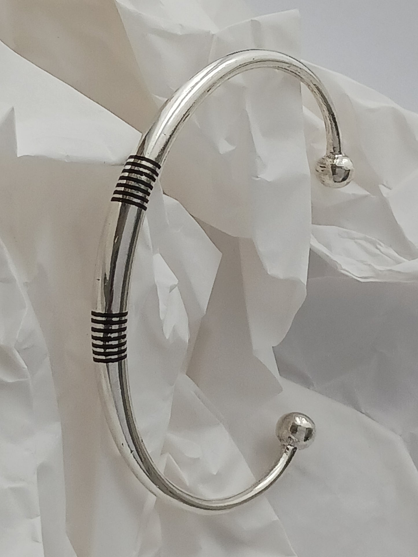 Bracelet en argent massif
