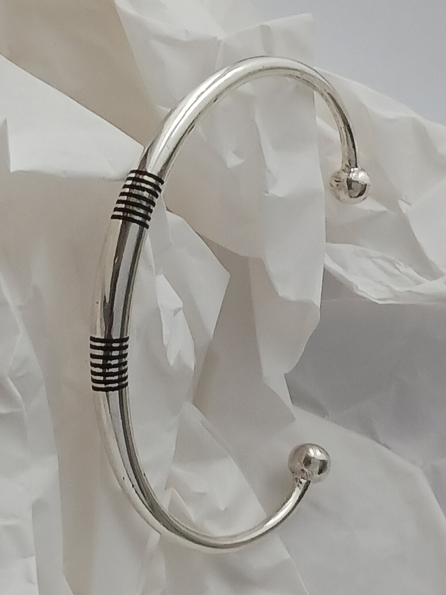 Bracelet en argent massif