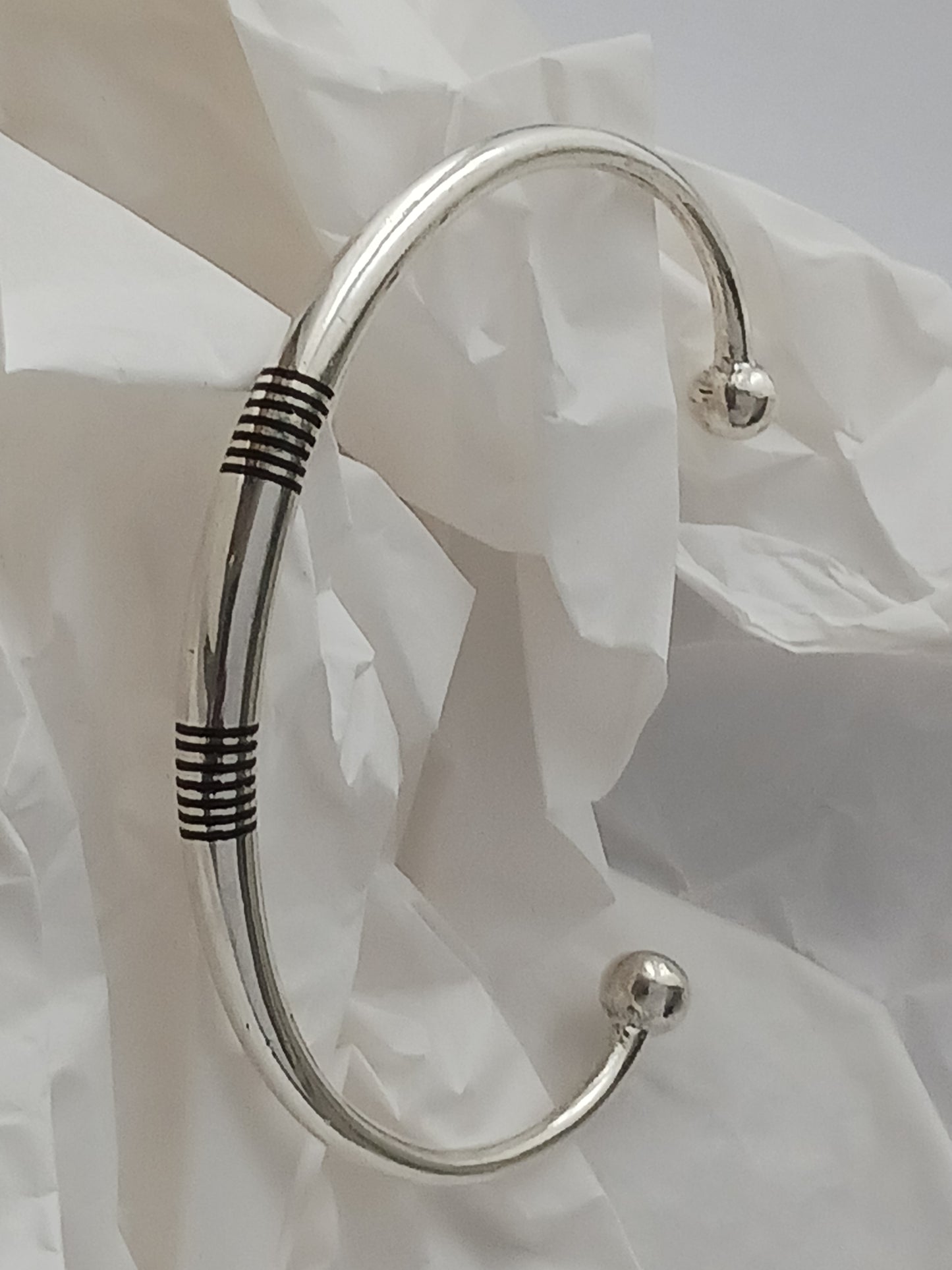 Bracelet en argent massif