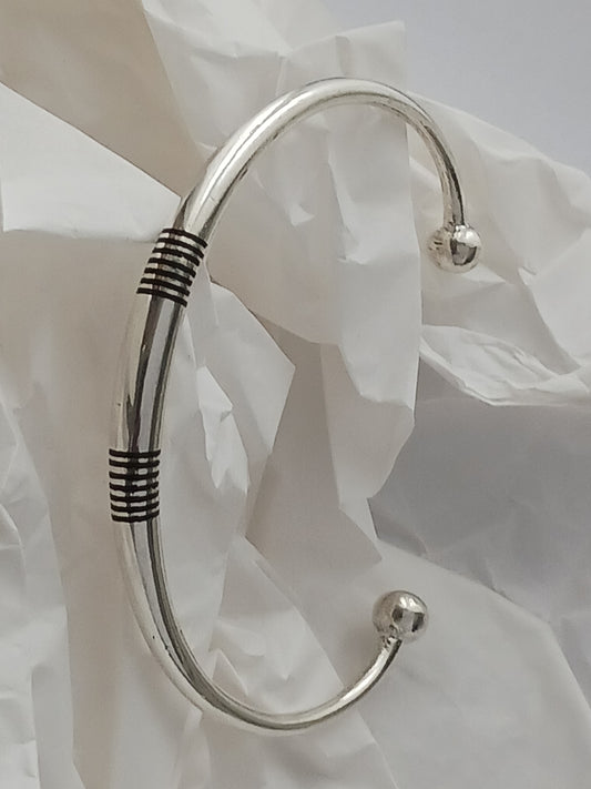 Bracelet en argent massif