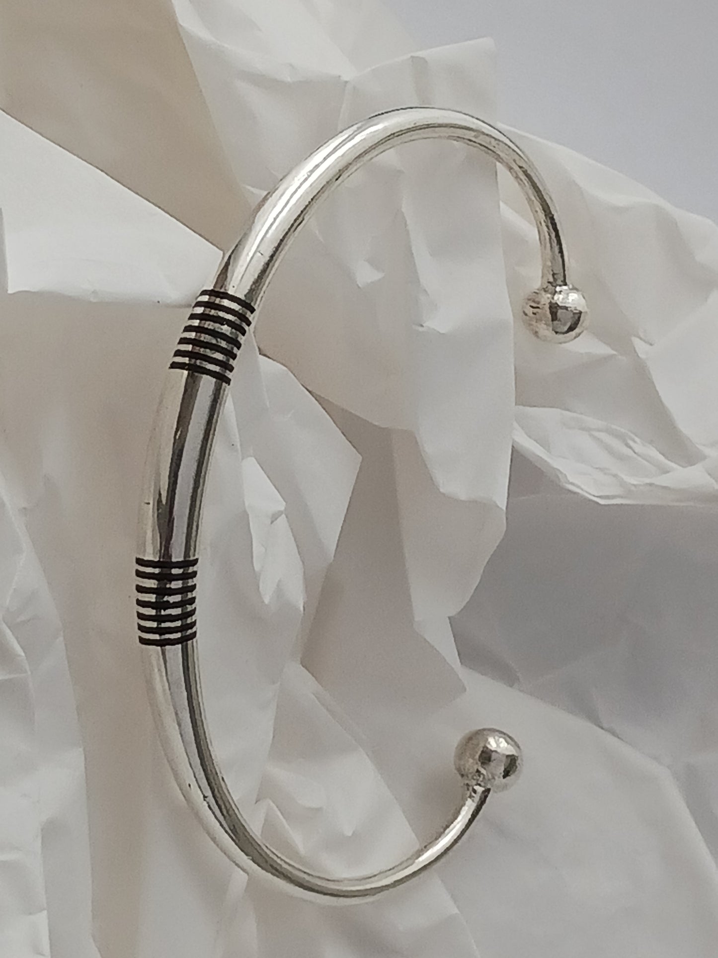 Bracelet en argent massif