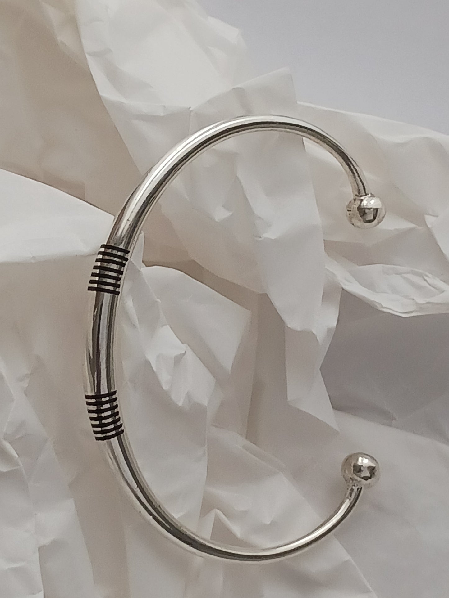 Bracelet en argent massif
