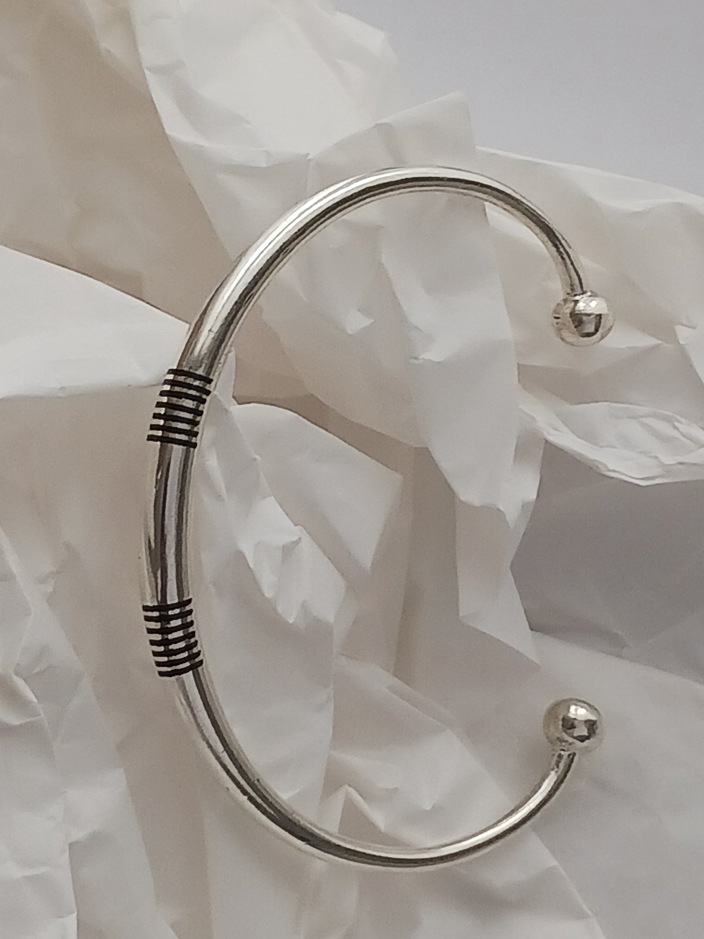 Bracelet en argent massif