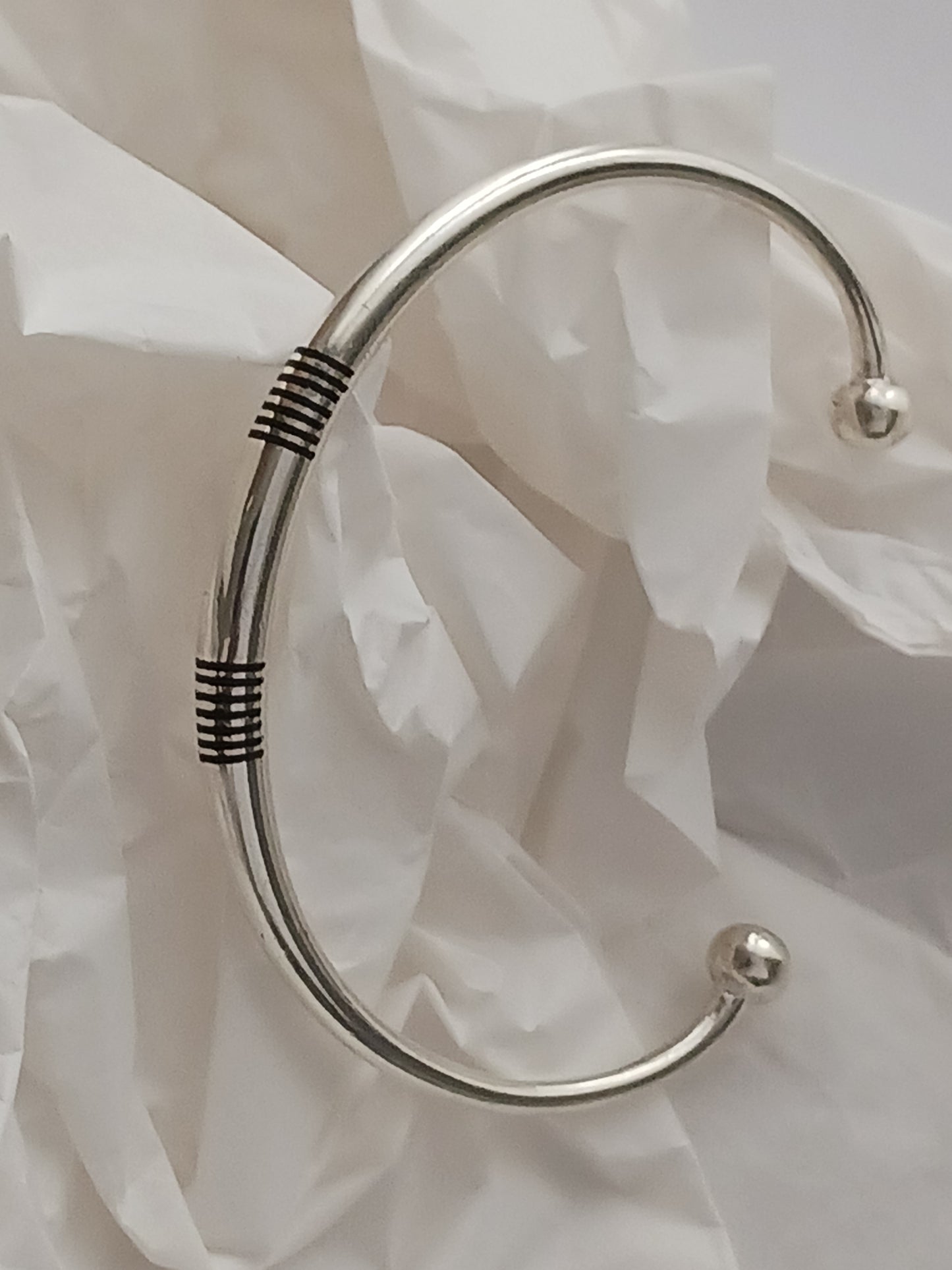 Bracelet en argent massif