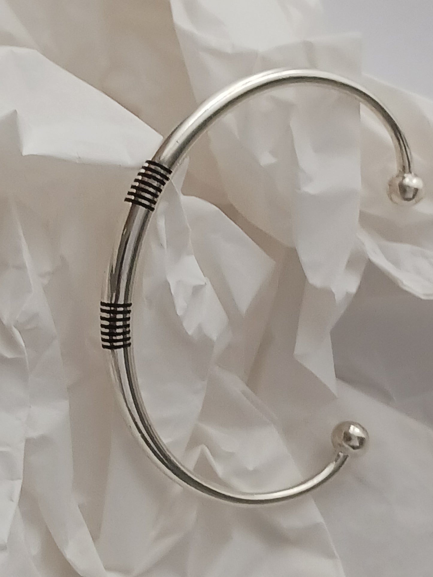 Bracelet en argent massif