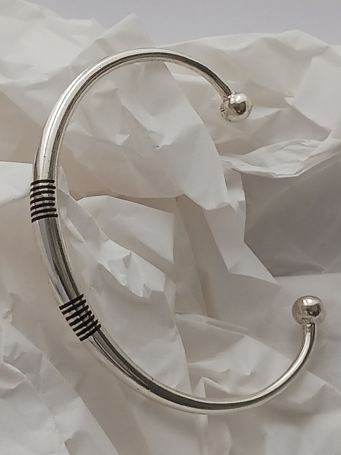 Bracelet en argent massif