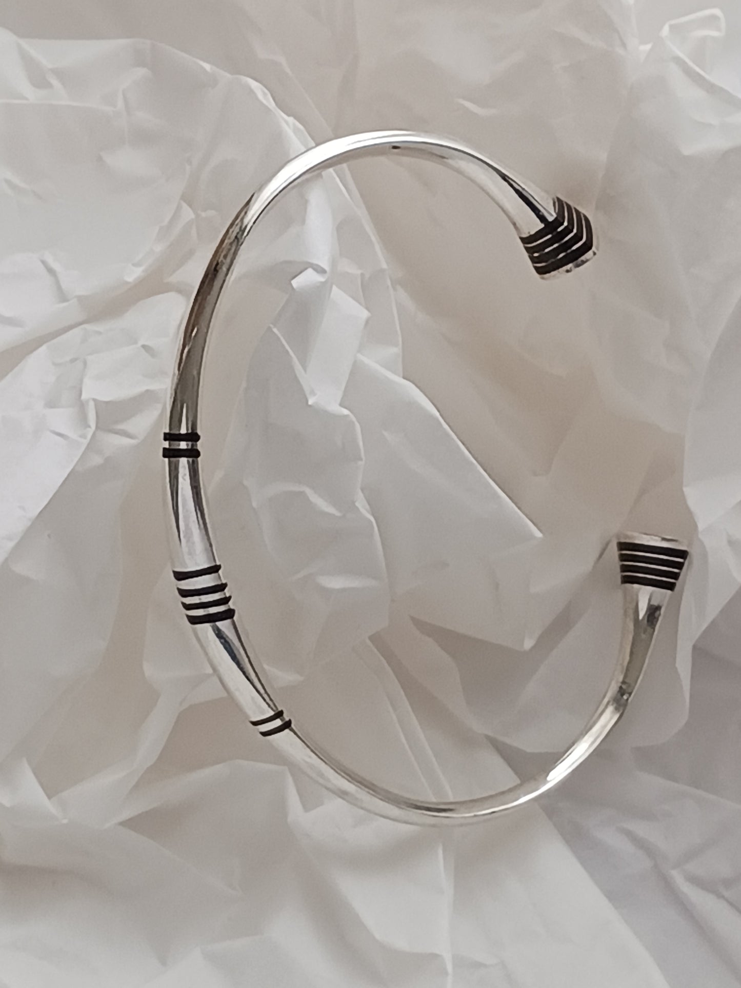 Bracelet en argent massif