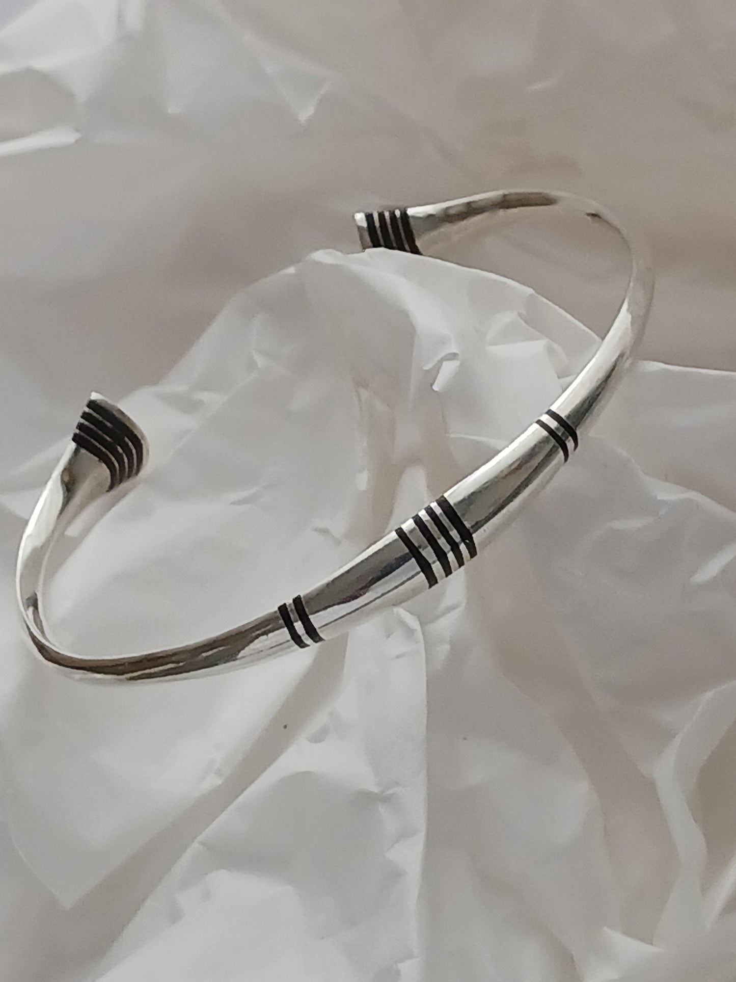 Bracelet en argent massif