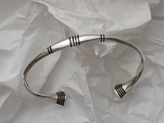 Bracelet en argent massif