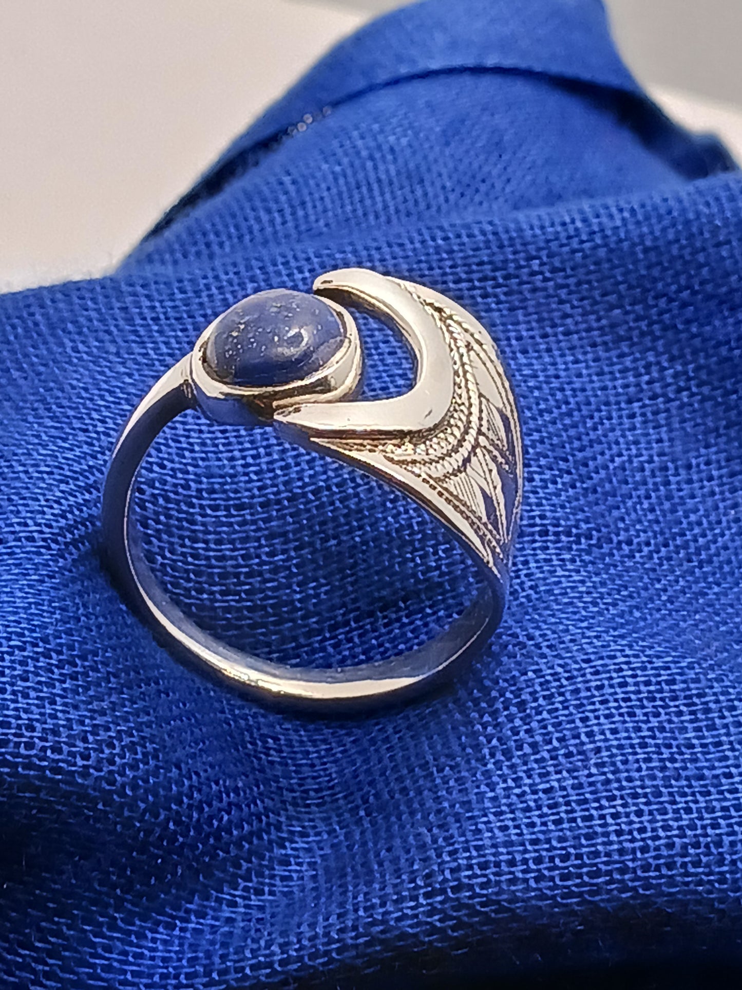Bague touareg en argent massif
