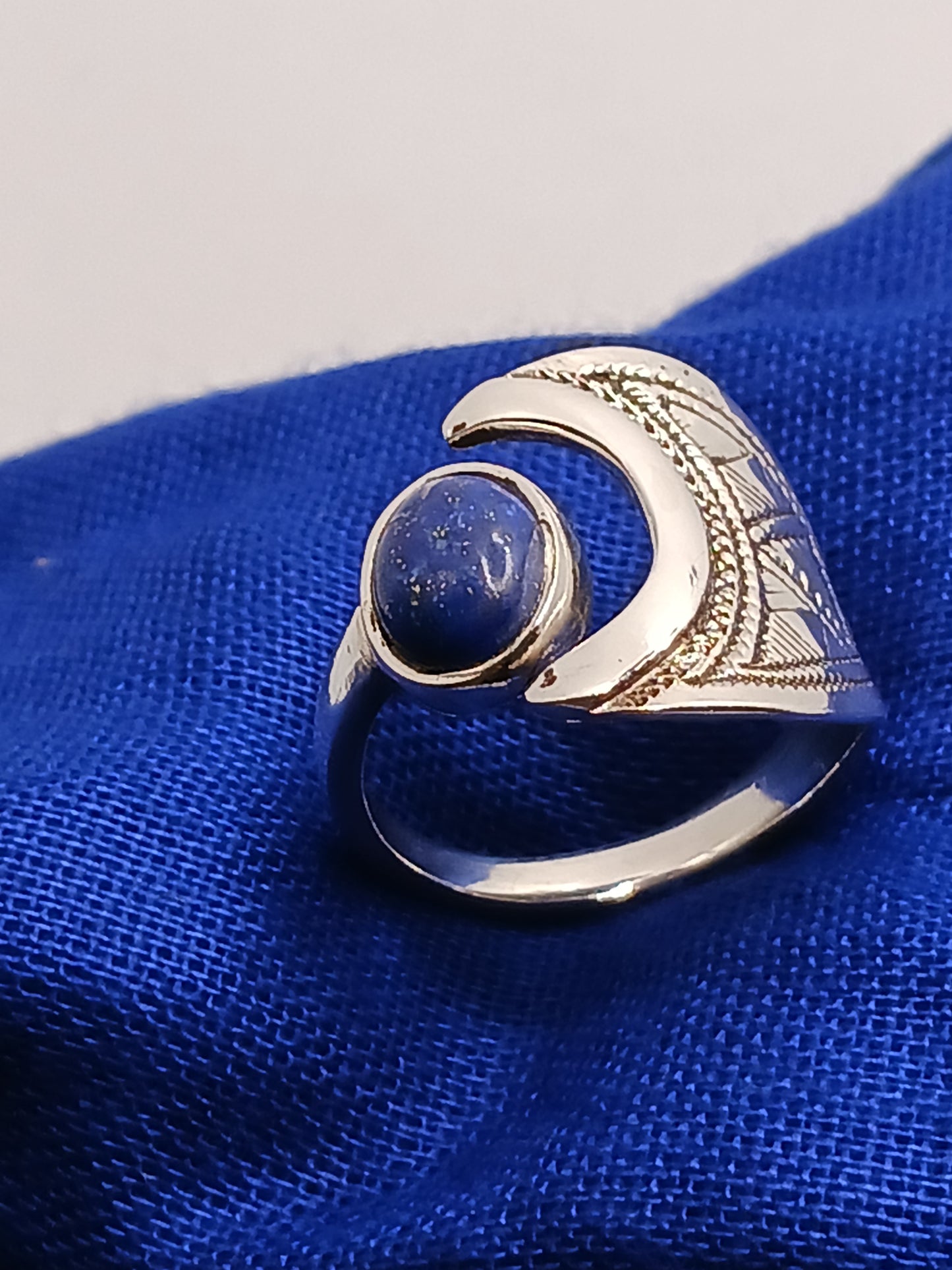 Bague touareg en argent massif