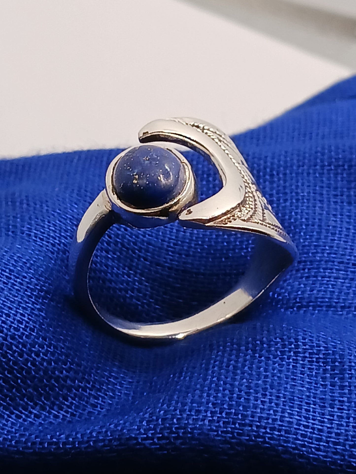 Bague touareg en argent massif