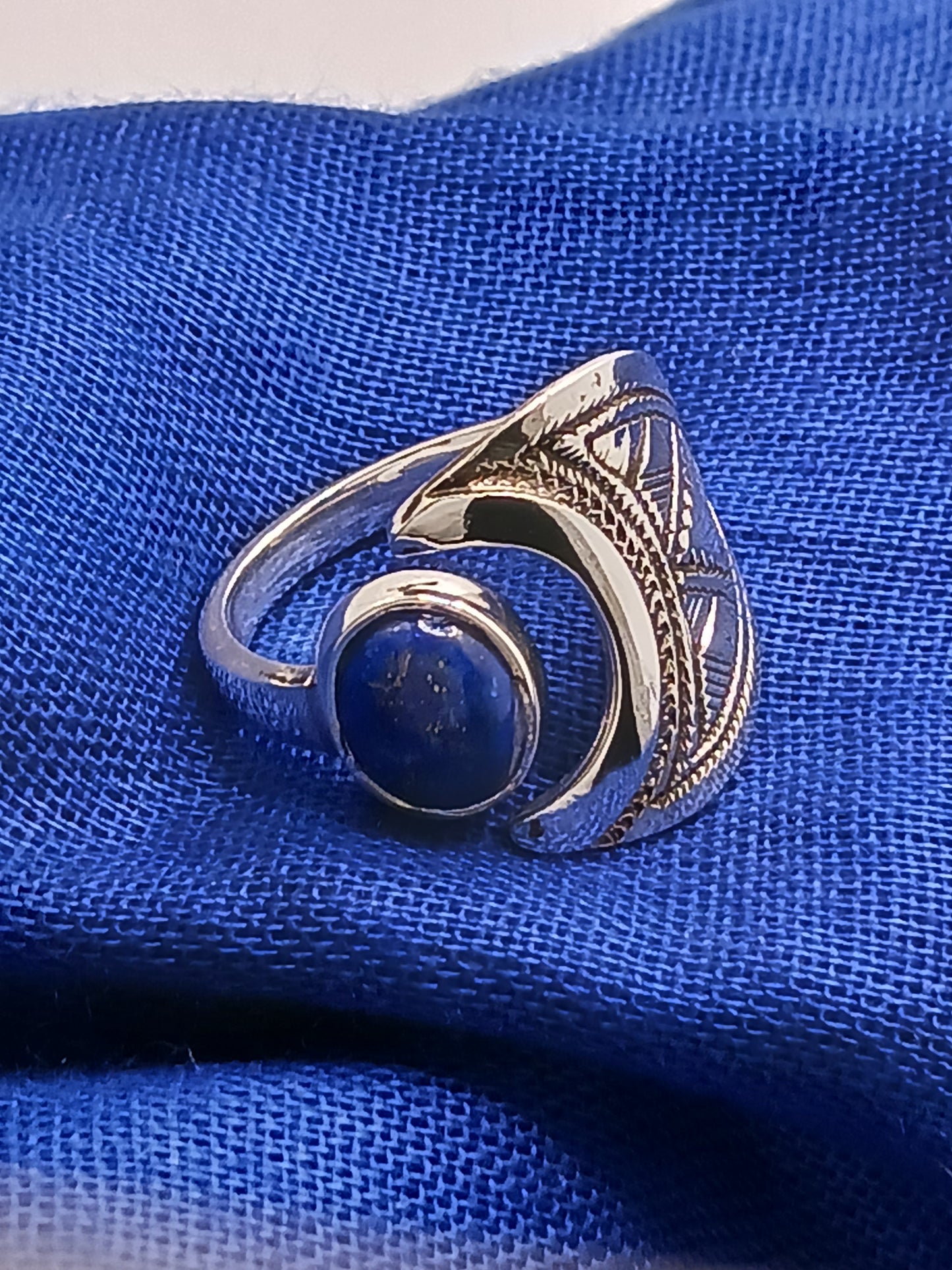 Bague touareg en argent massif