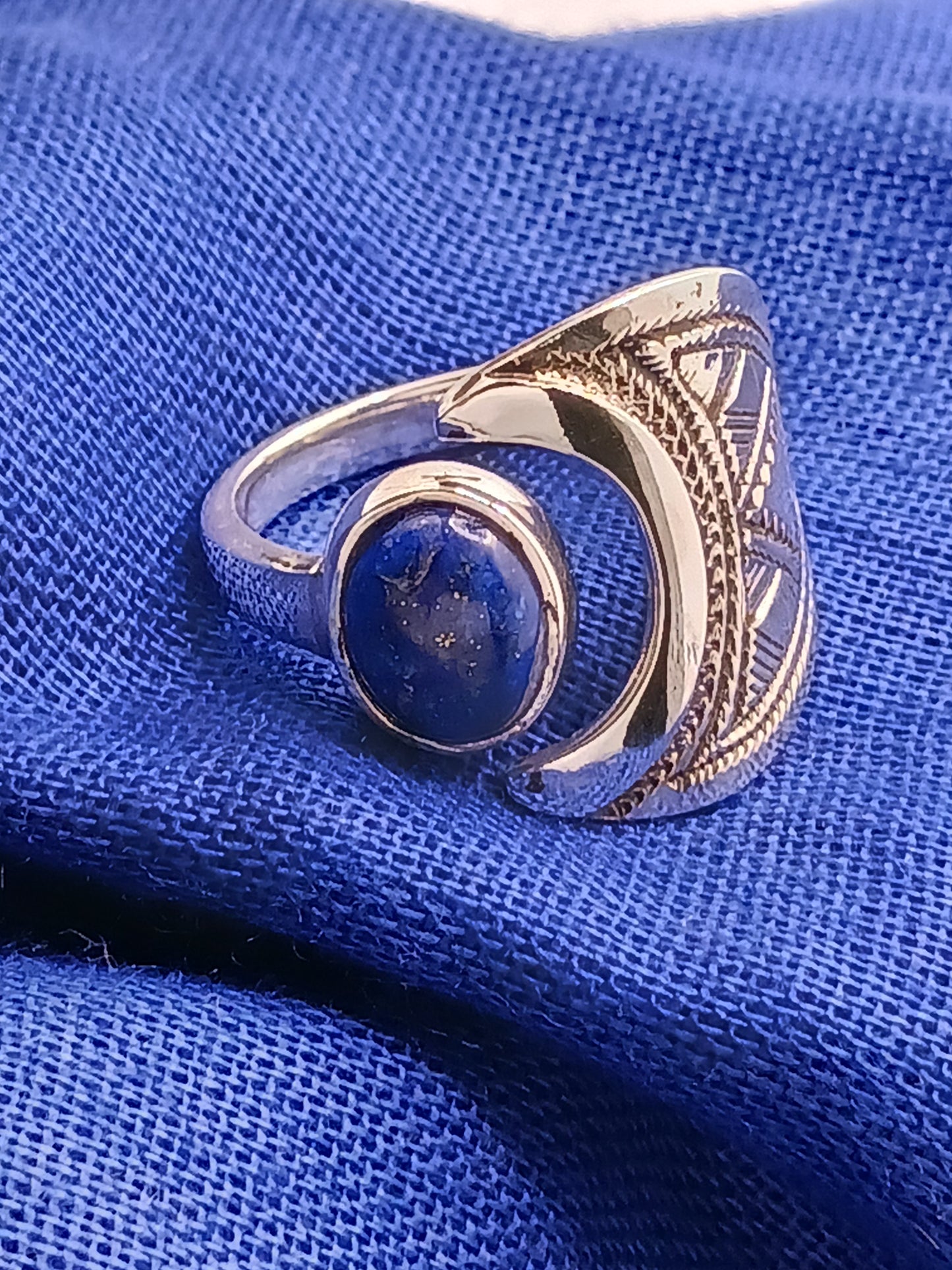 Bague touareg en argent massif
