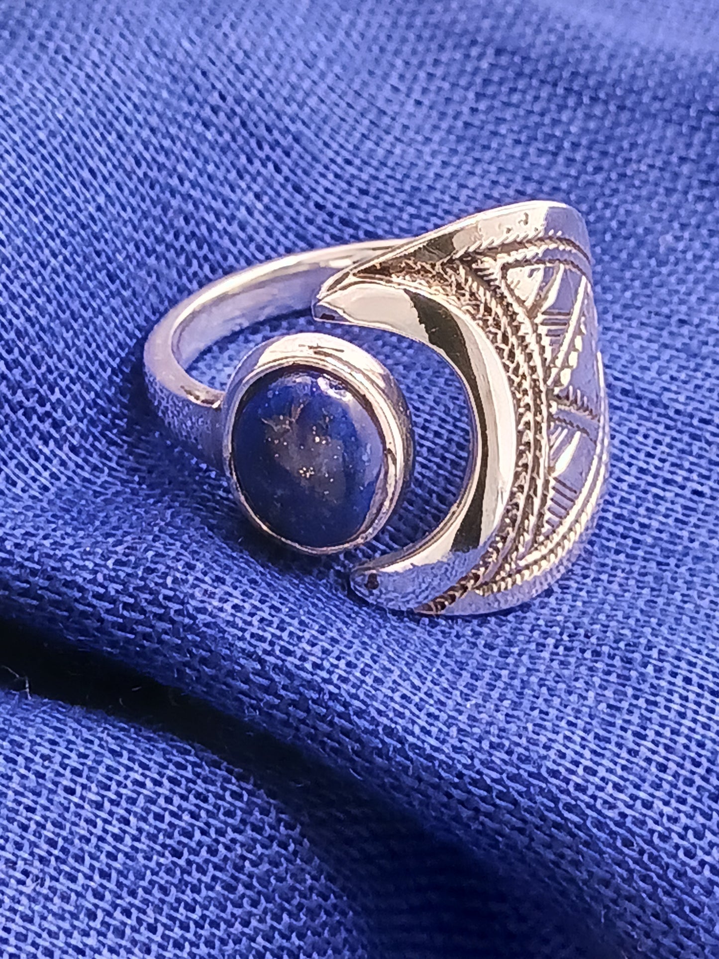 Bague touareg en argent massif