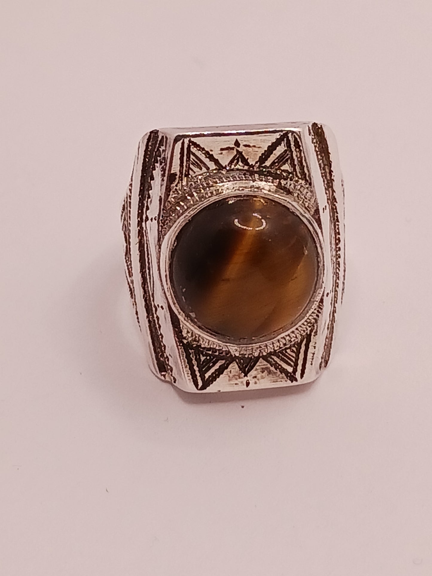 Bague touareg en argent massif