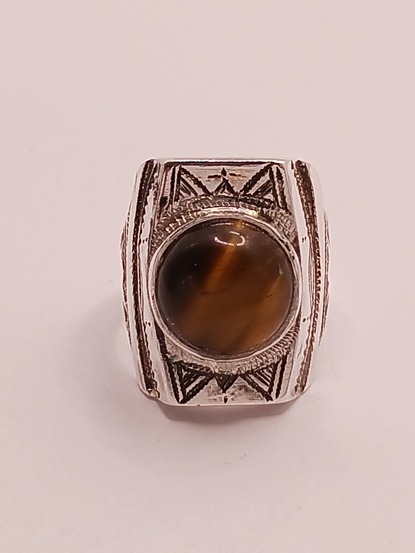 Bague touareg en argent massif