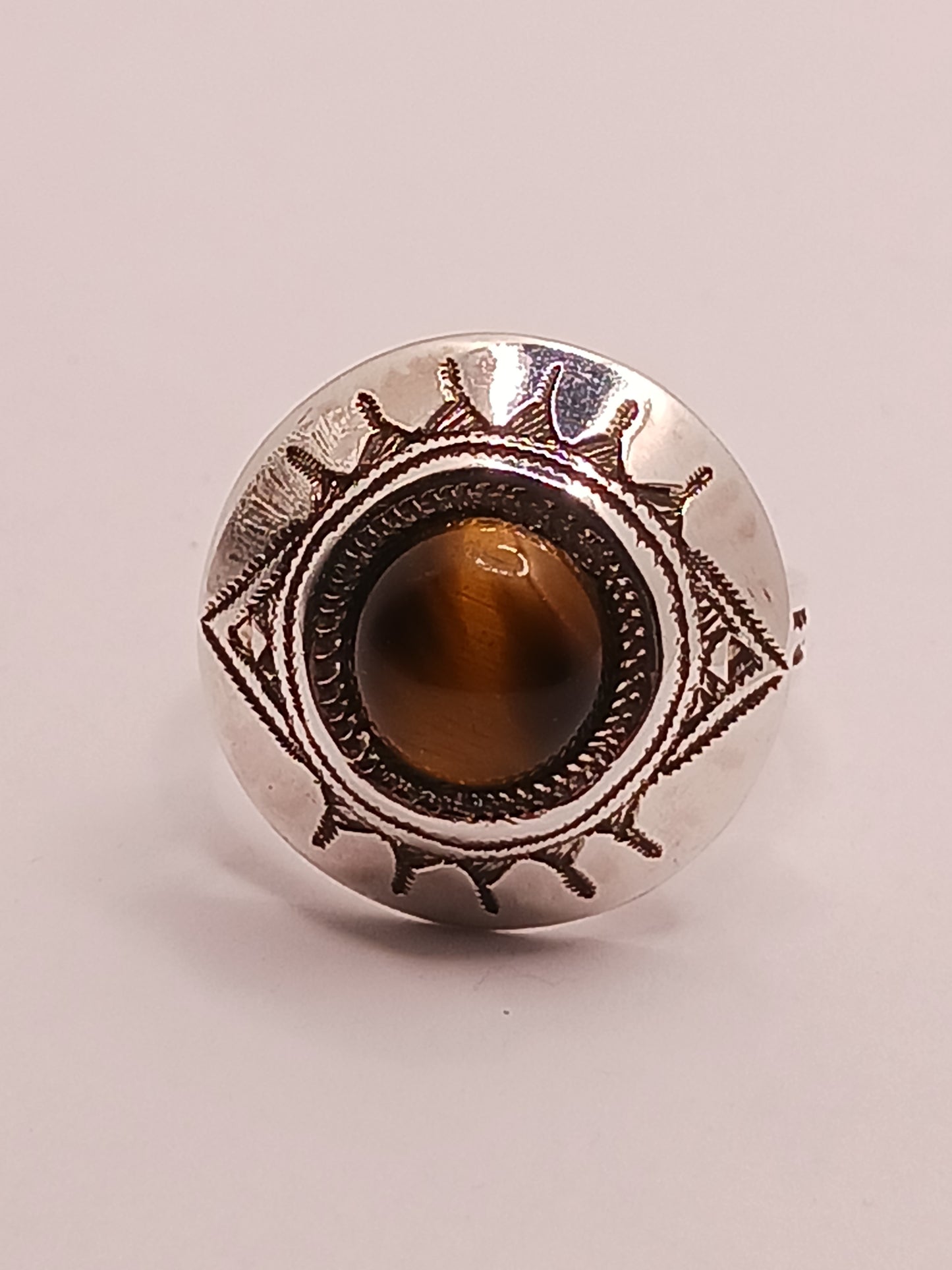 Bague touareg en argent massif