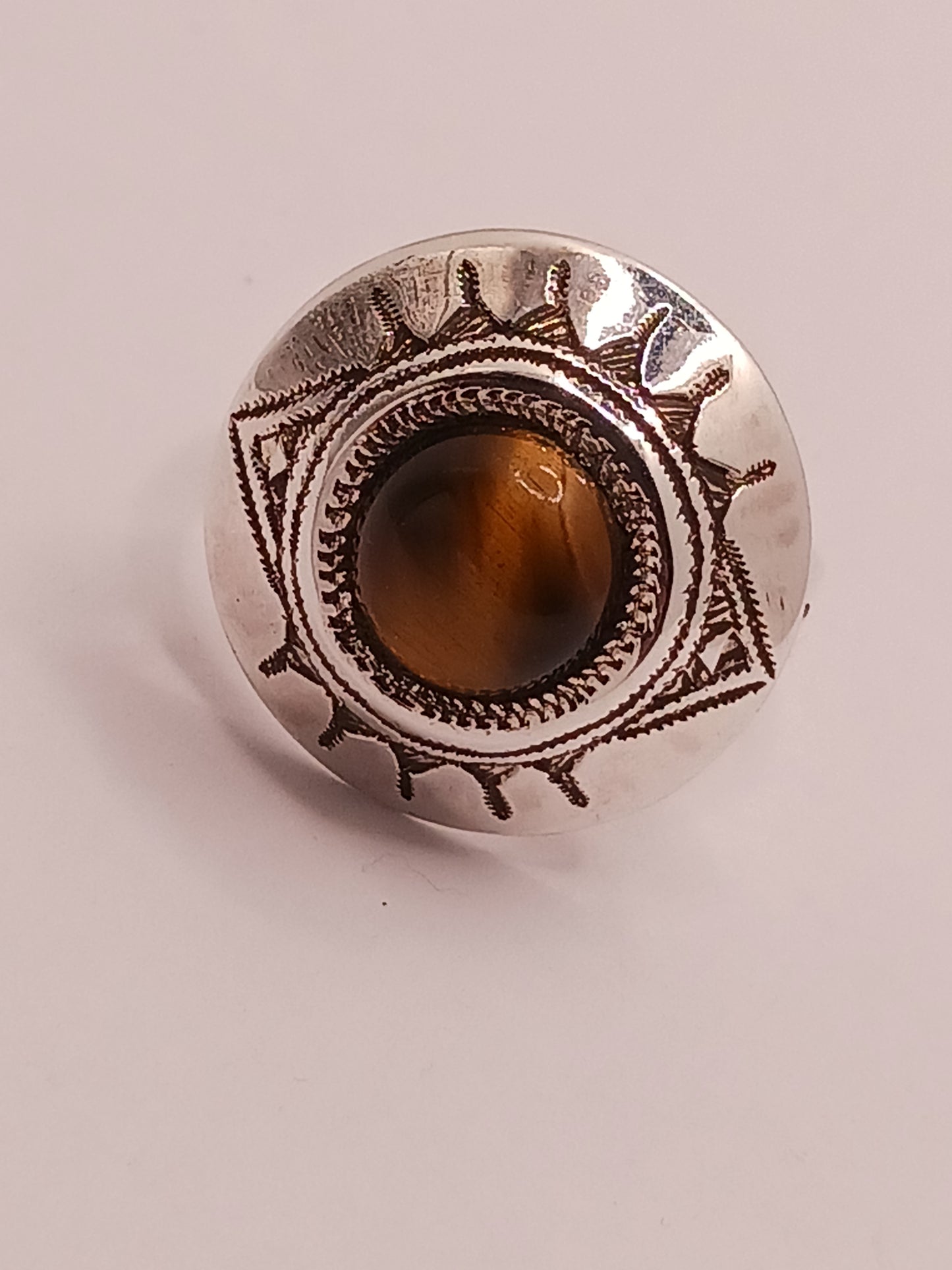 Bague touareg en argent massif