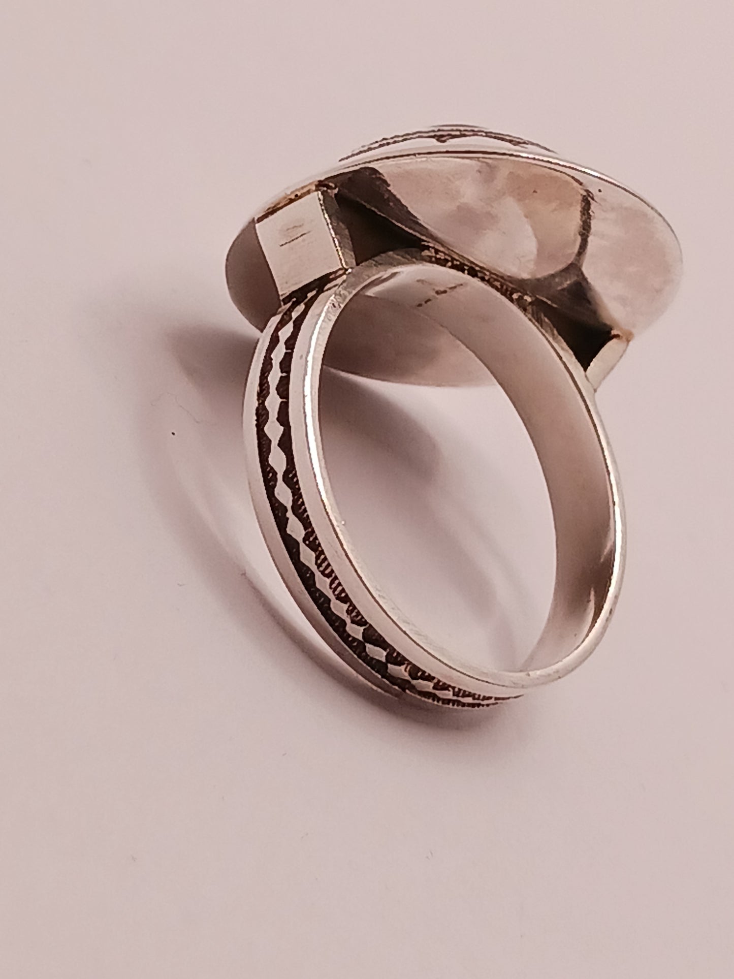 Bague touareg en argent massif