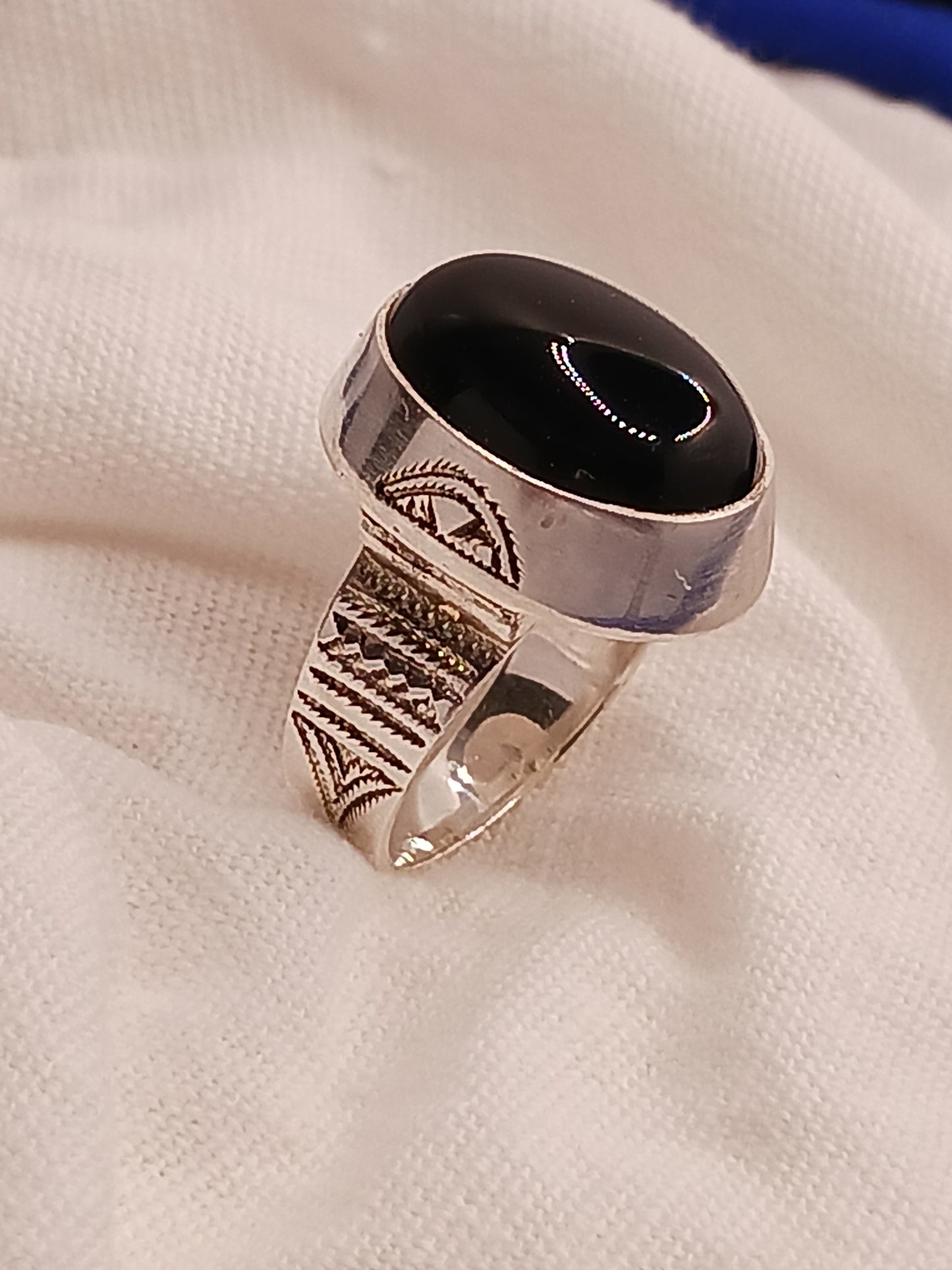 Bague touareg en argent massif