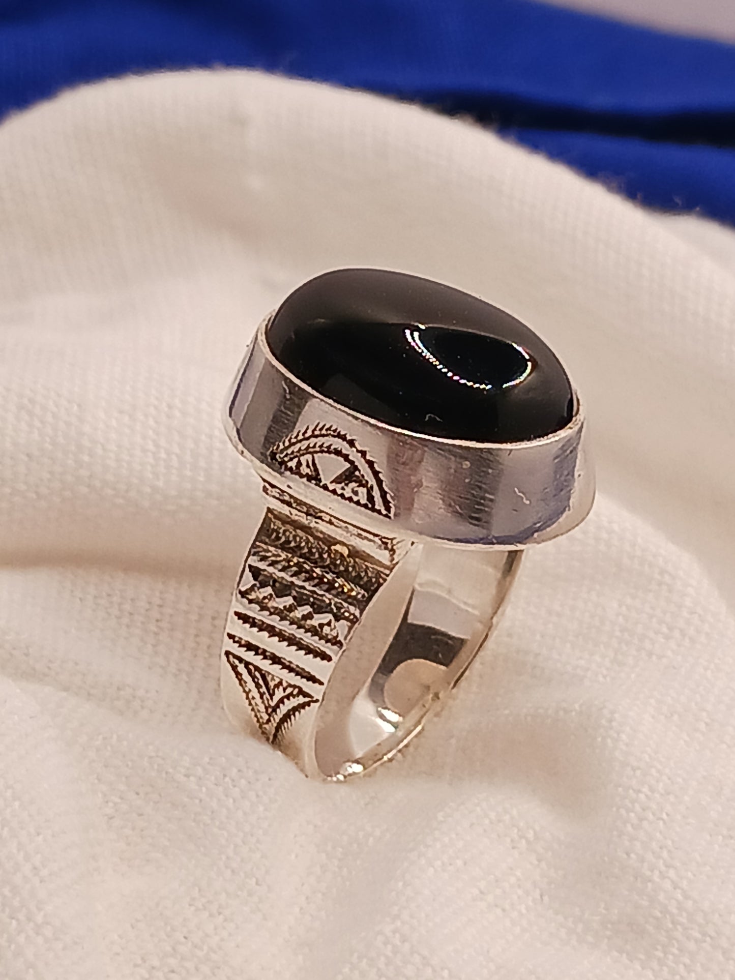 Bague touareg en argent massif