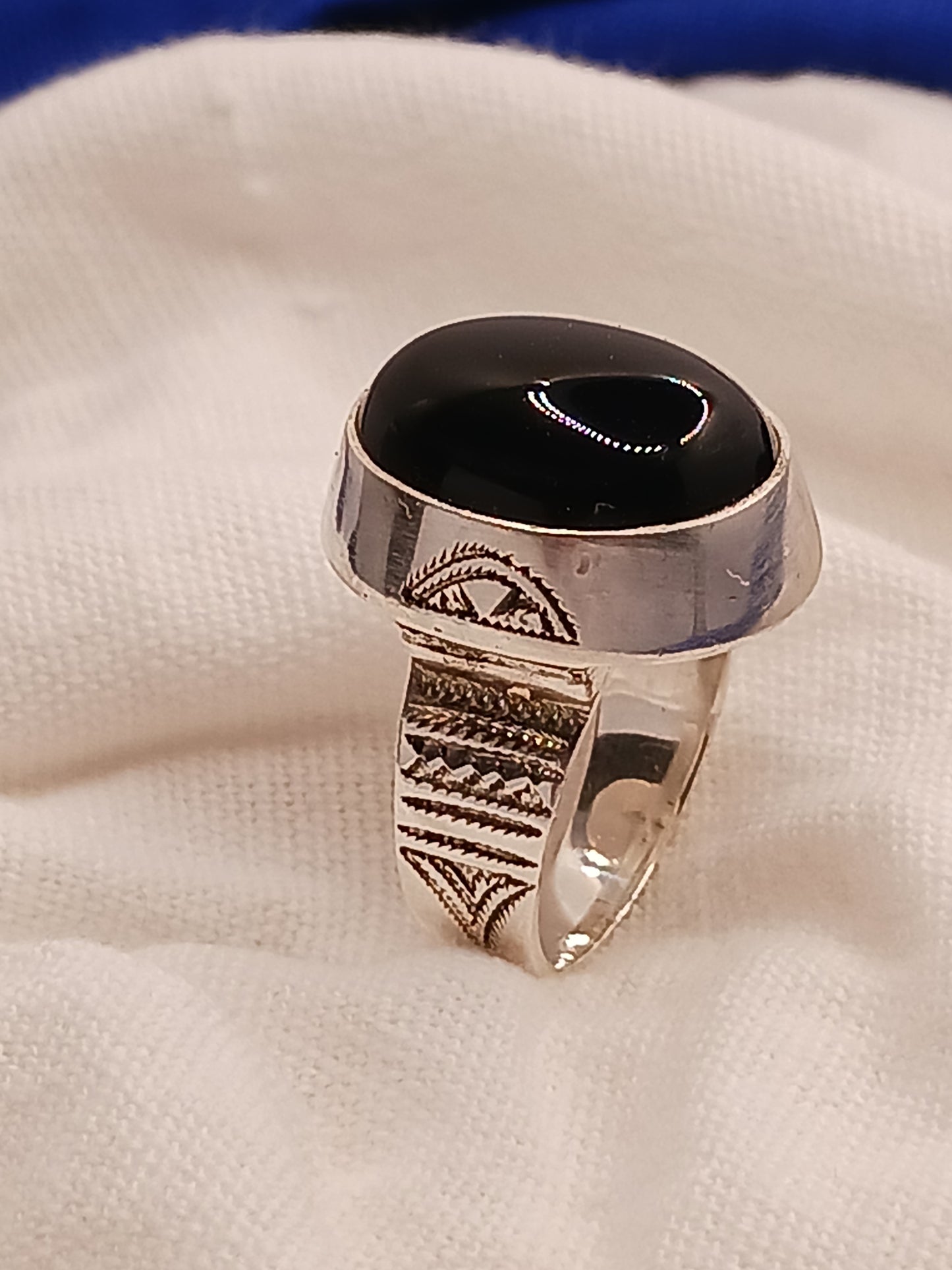 Bague touareg en argent massif