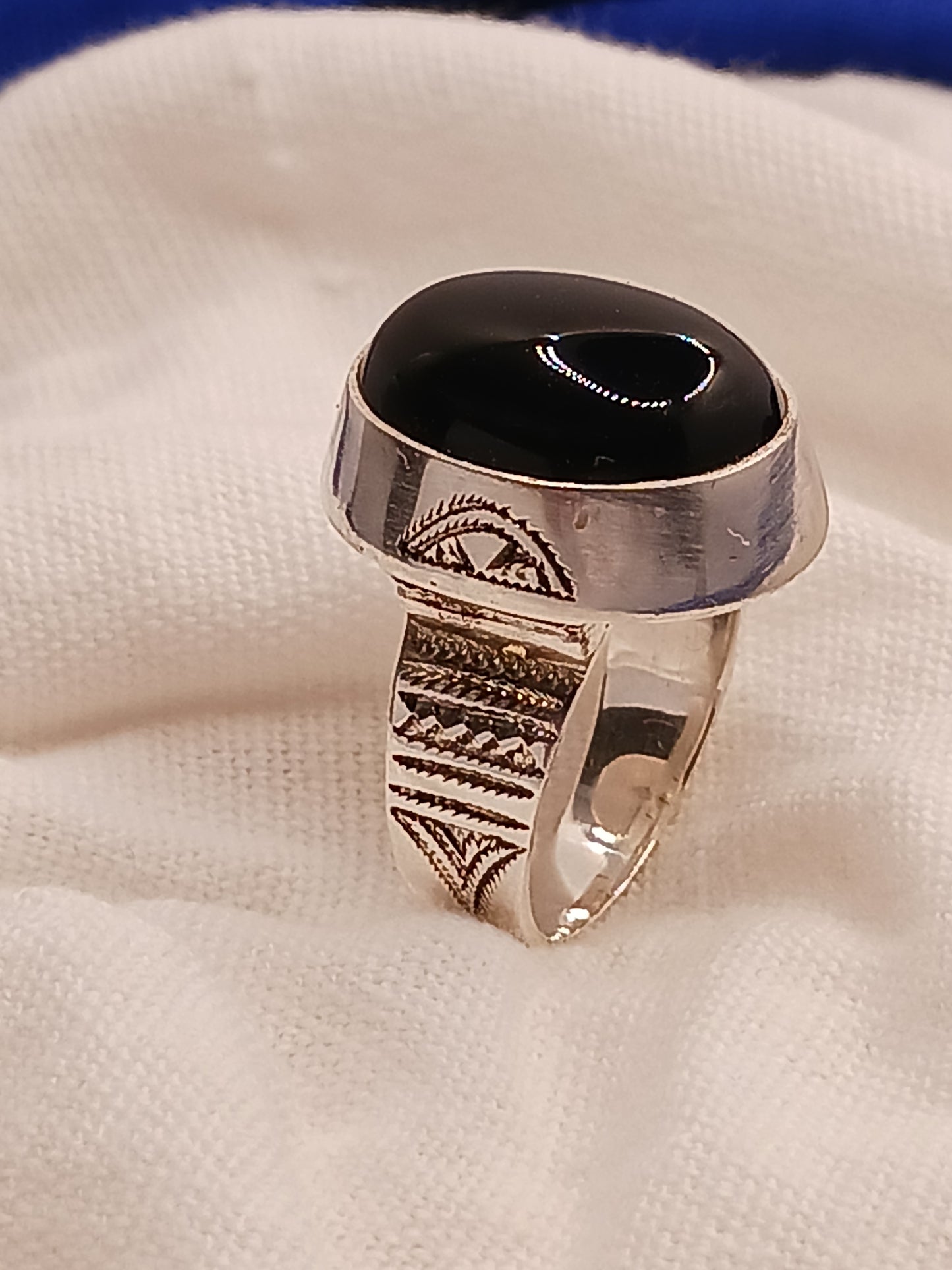Bague touareg en argent massif