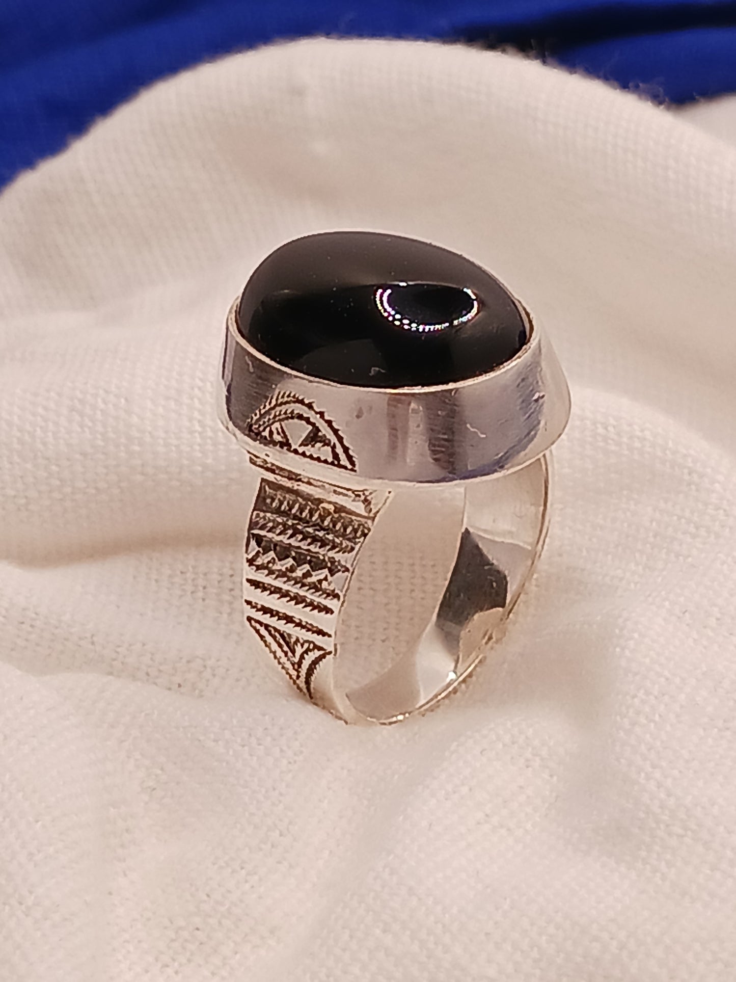 Bague touareg en argent massif