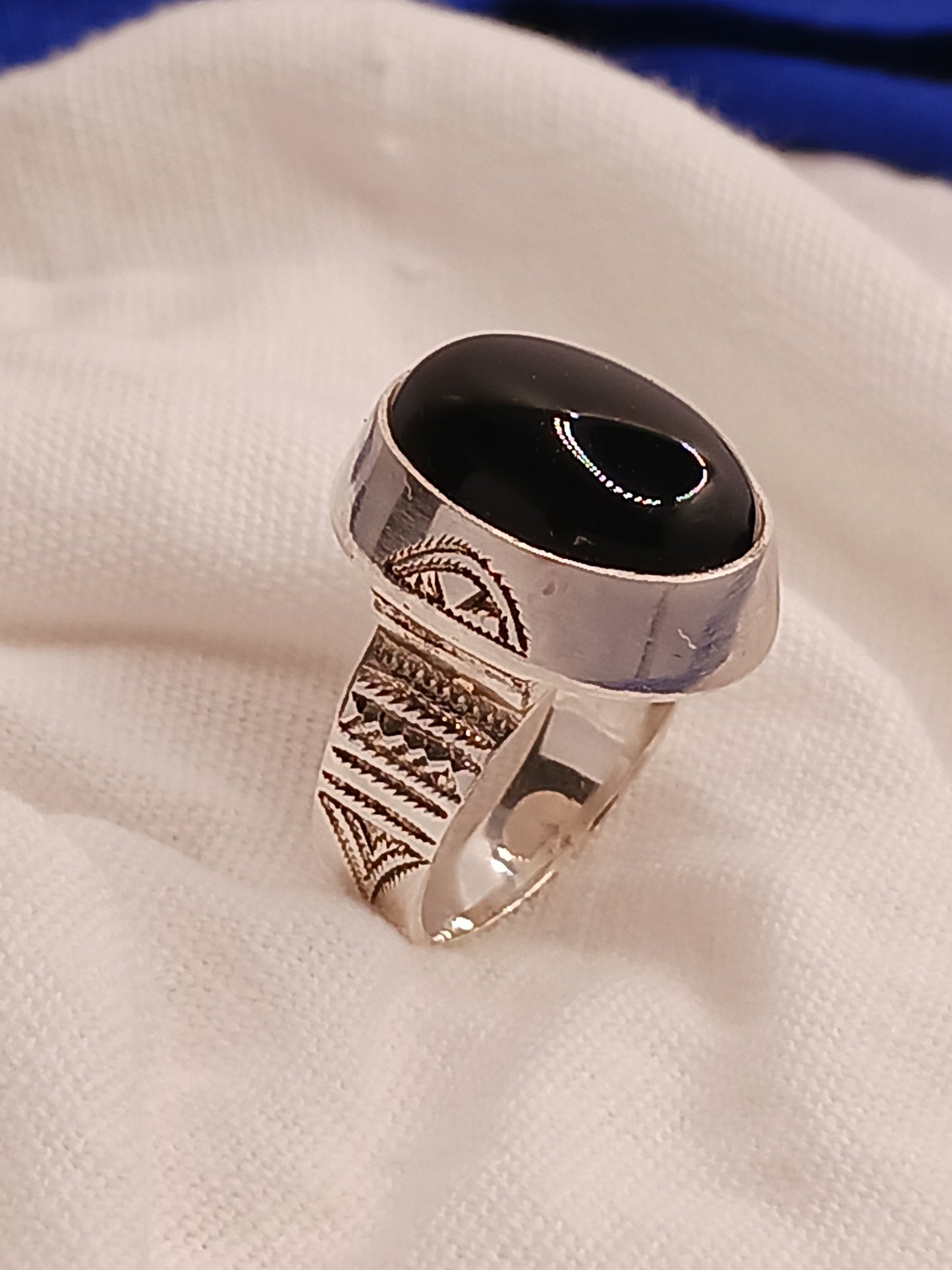 Bague touareg en argent massif