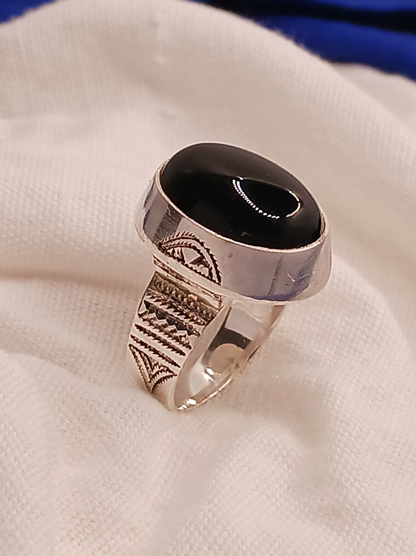 Bague touareg en argent massif