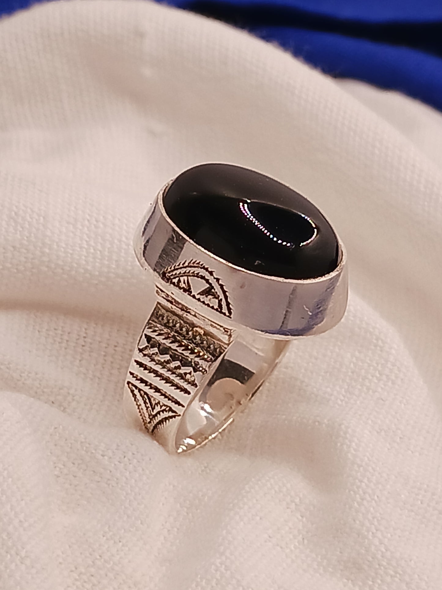 Bague touareg en argent massif