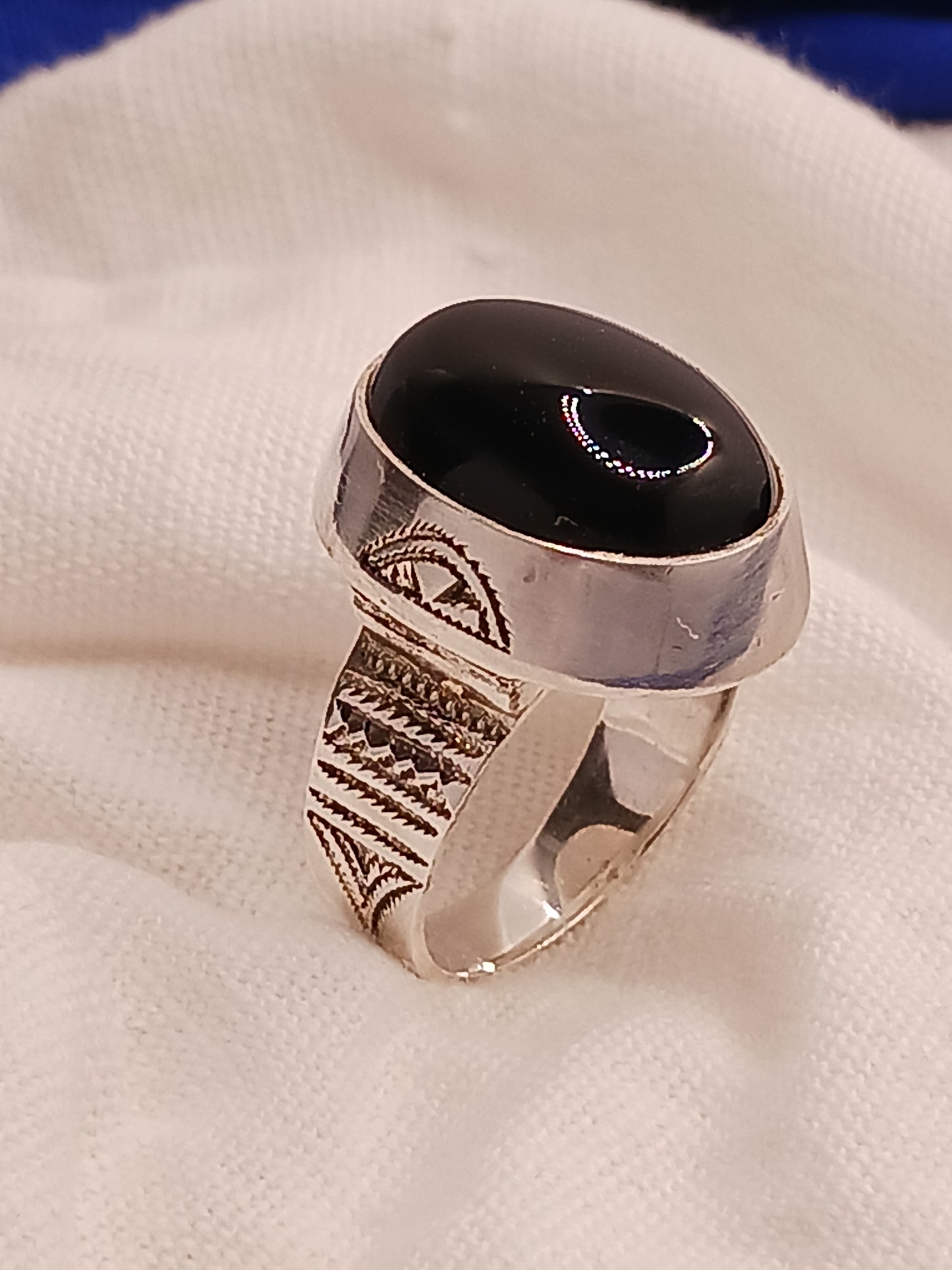 Bague touareg en argent massif