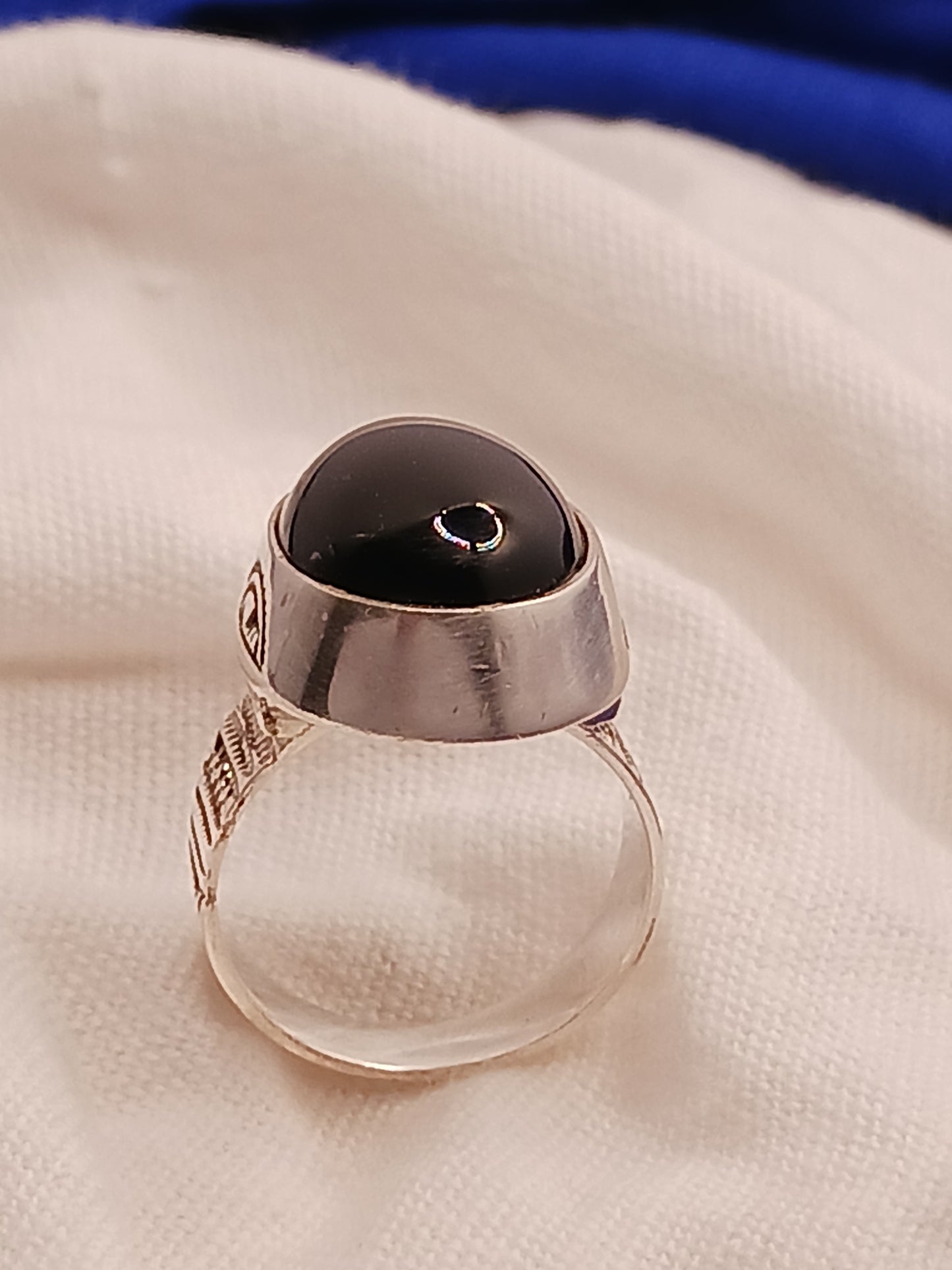 Bague touareg en argent massif