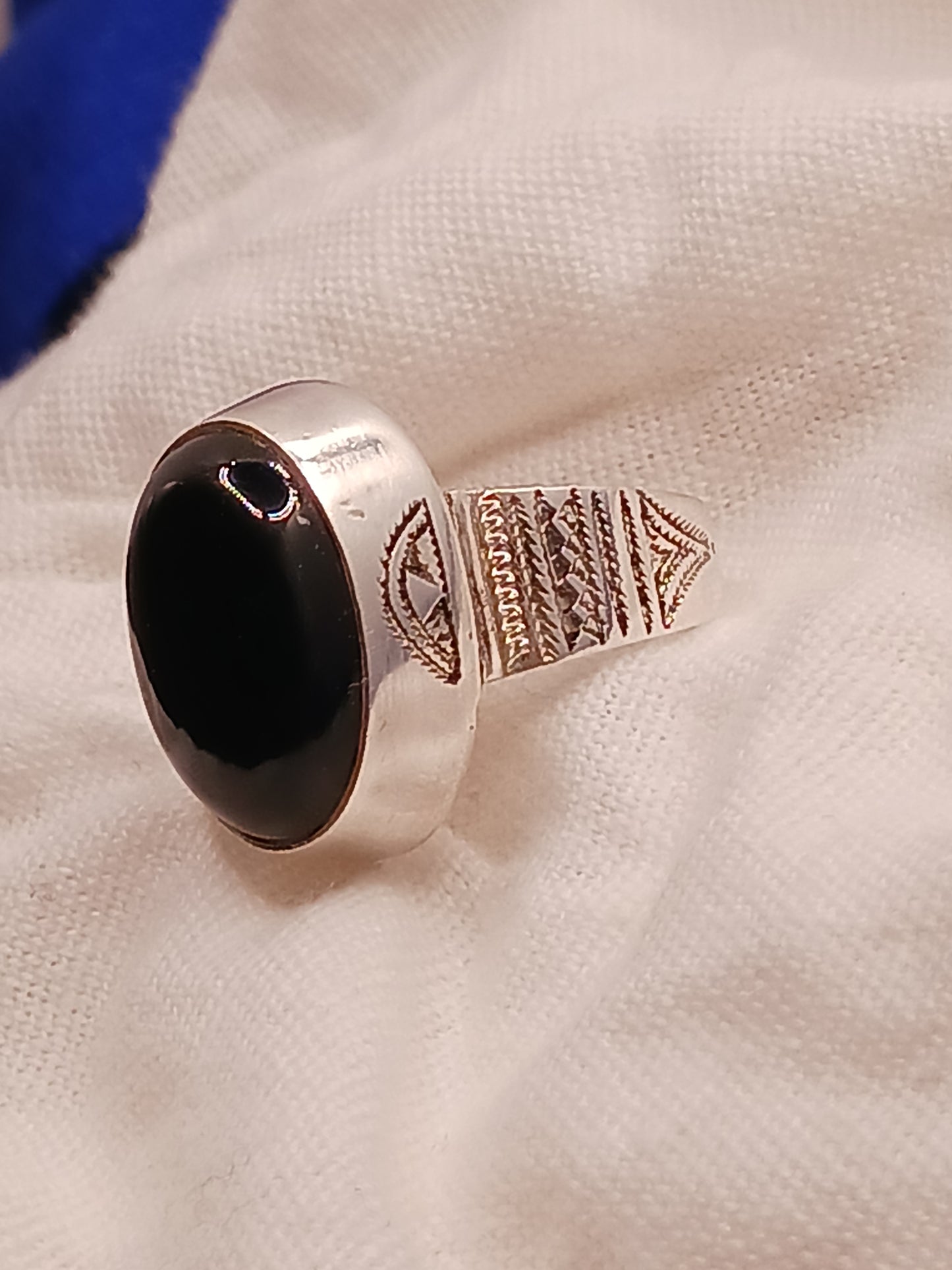 Bague touareg en argent massif