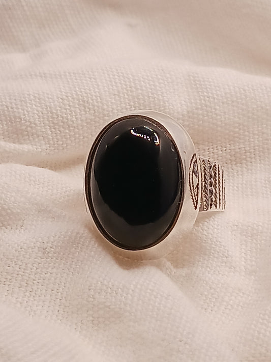 Bague touareg en argent massif