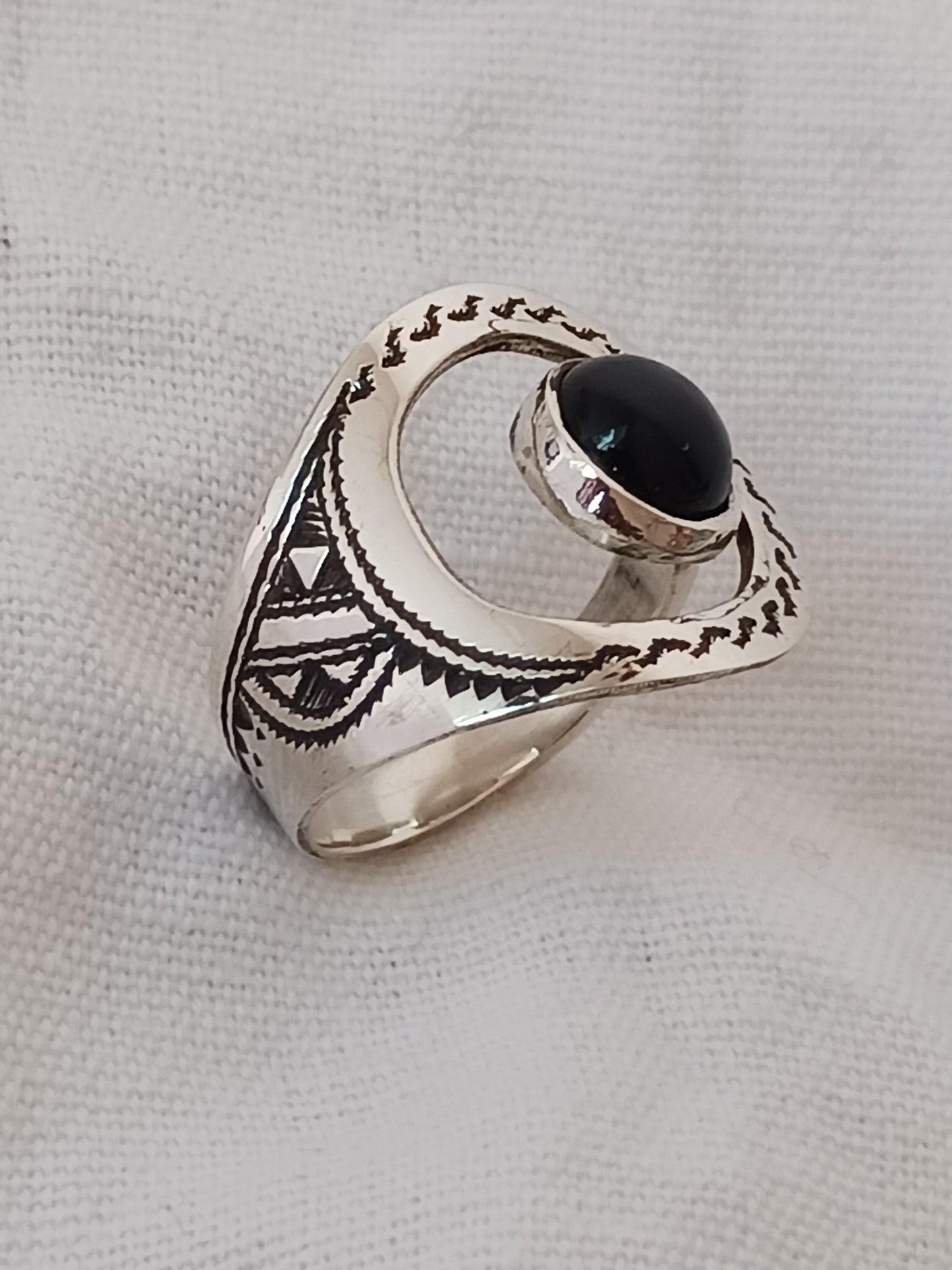 Bague touareg en argent massif
