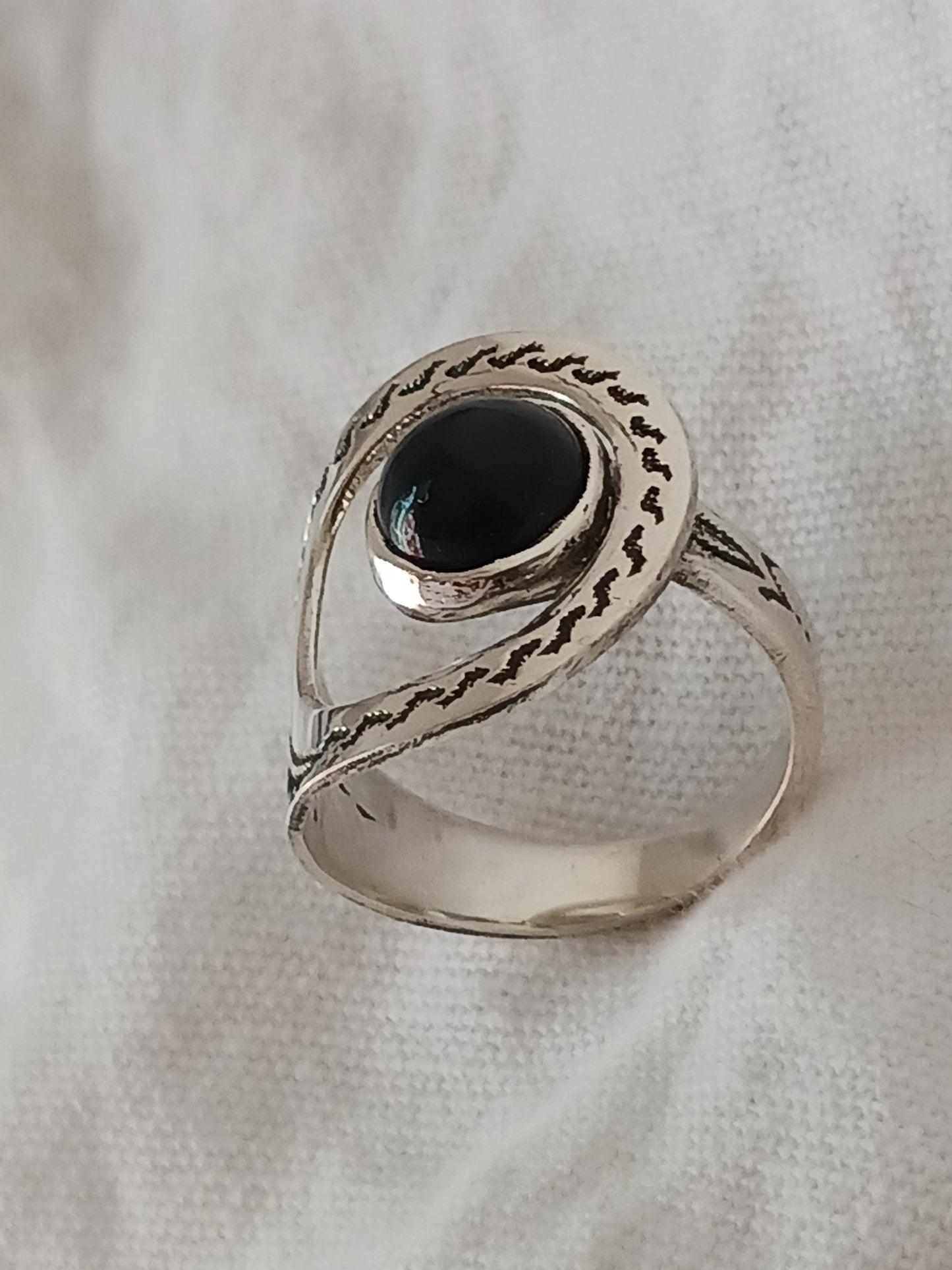 Bague touareg en argent massif