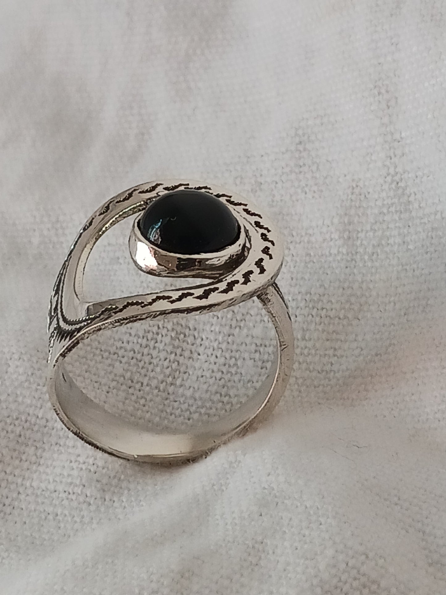 Bague touareg en argent massif