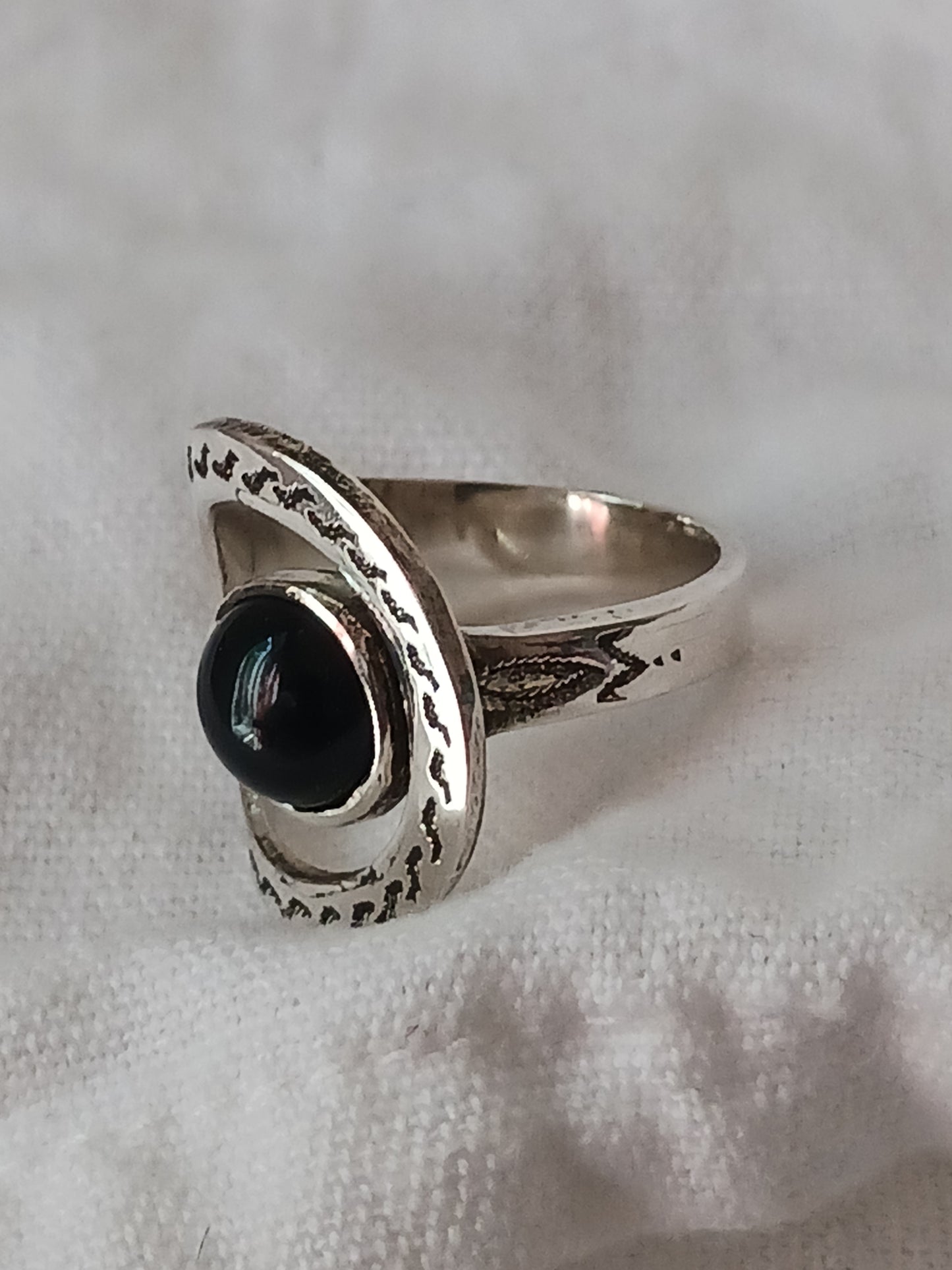 Bague touareg en argent massif