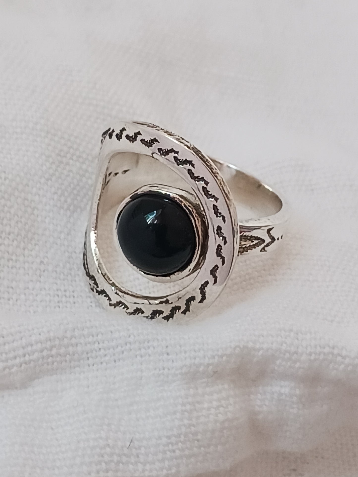 Bague touareg en argent massif