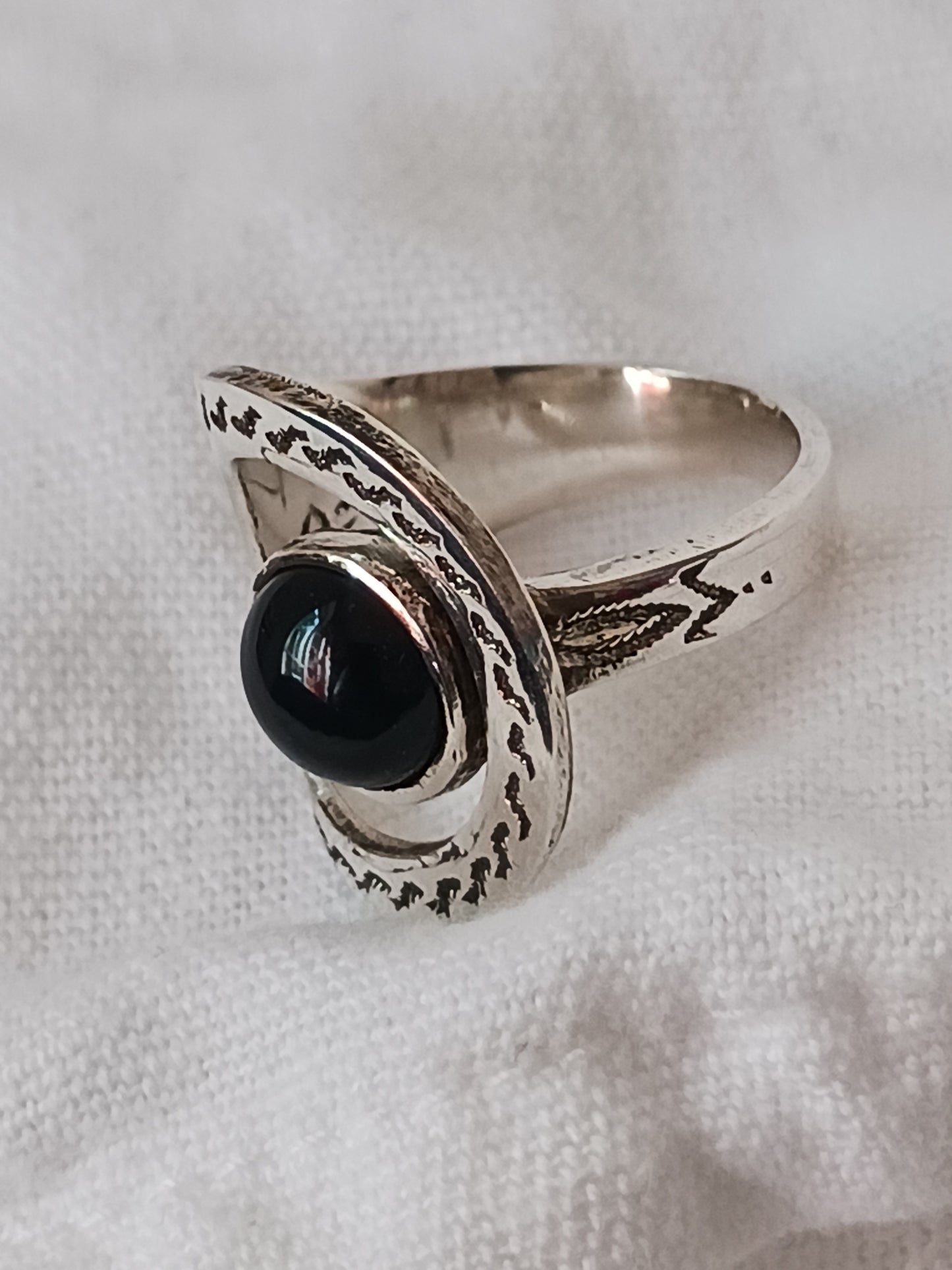 Bague touareg en argent massif