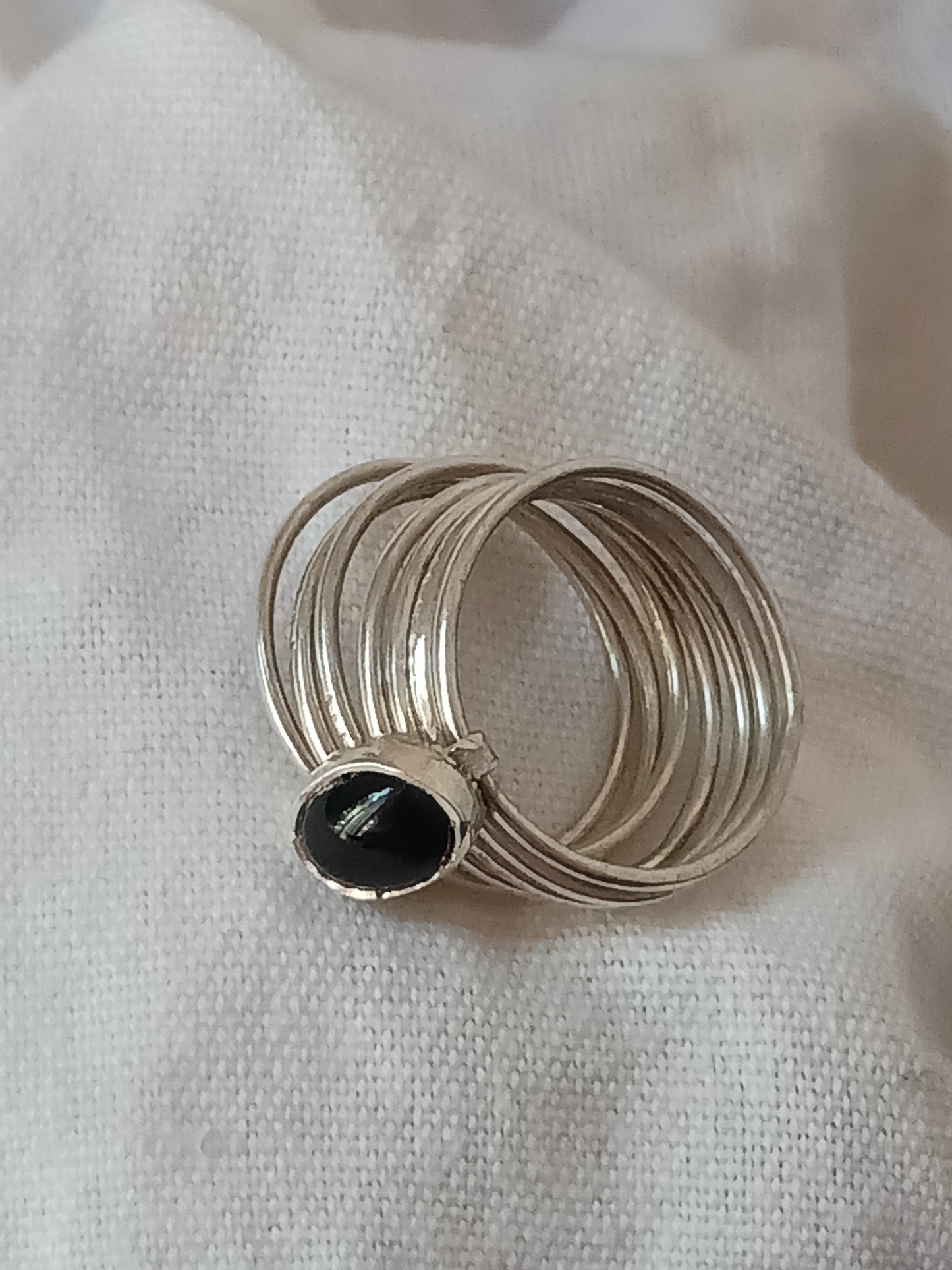Bague touareg en argent massif