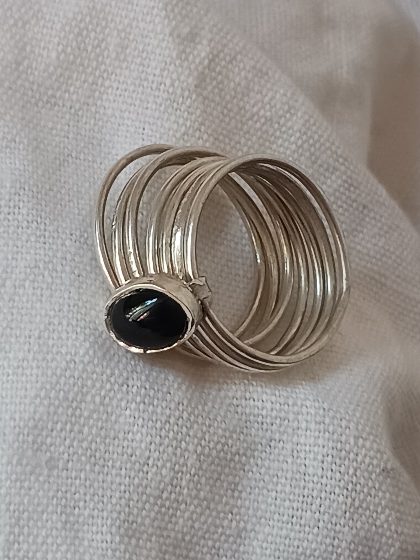 Bague touareg en argent massif