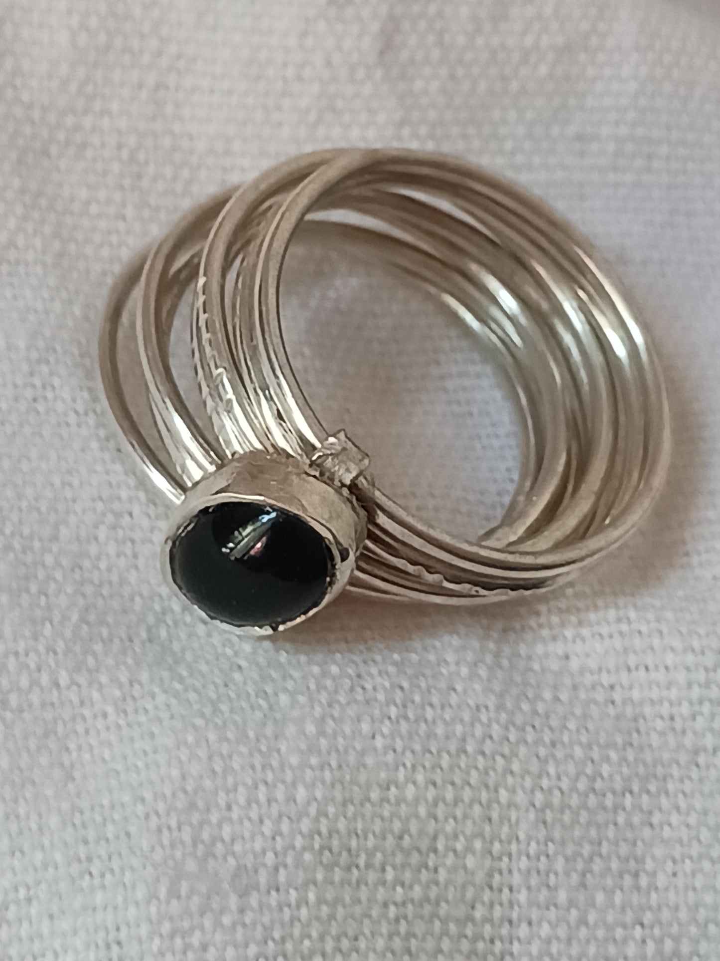 Bague touareg en argent massif