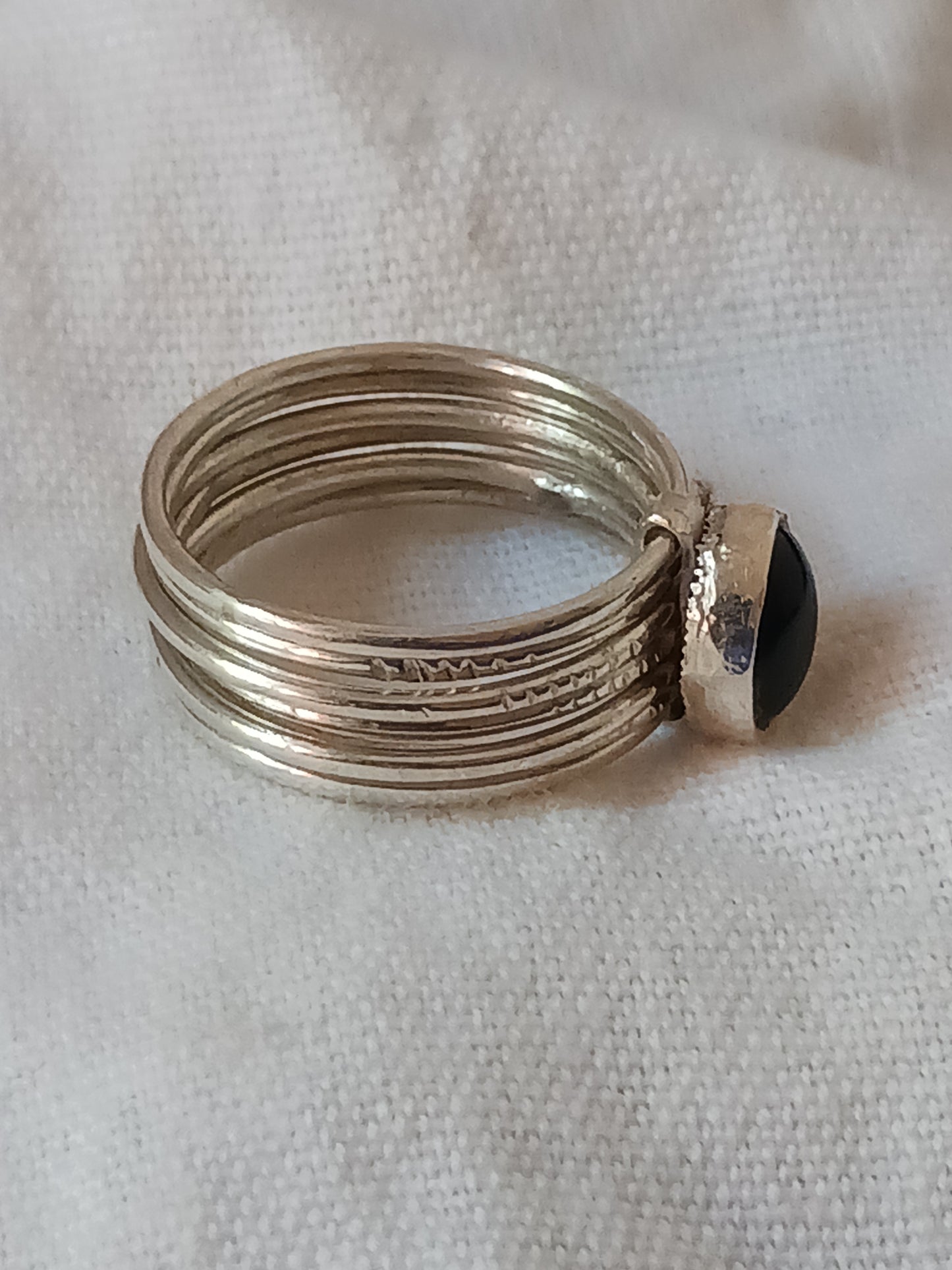 Bague touareg en argent massif
