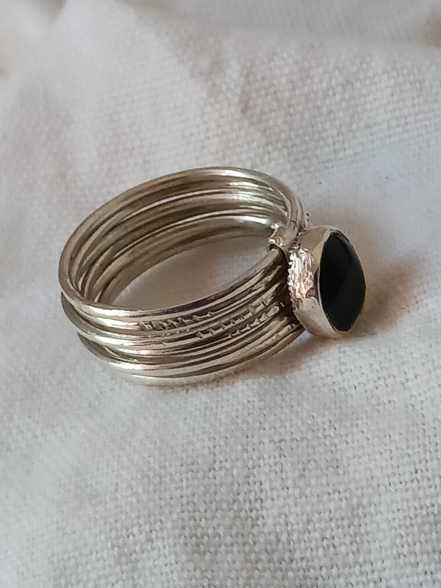 Bague touareg en argent massif