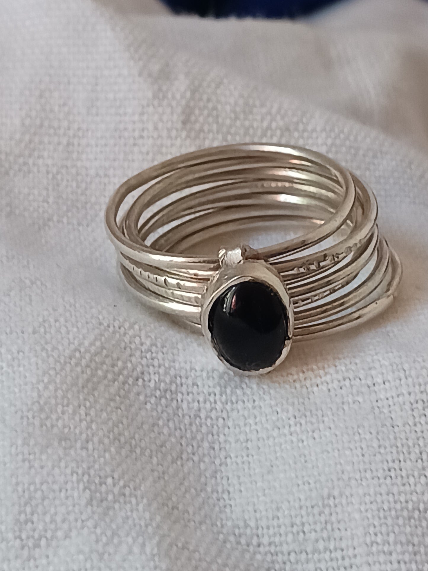 Bague touareg en argent massif