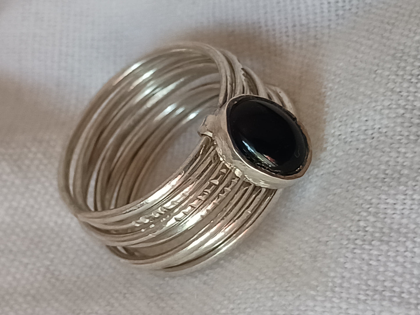 Bague touareg en argent massif
