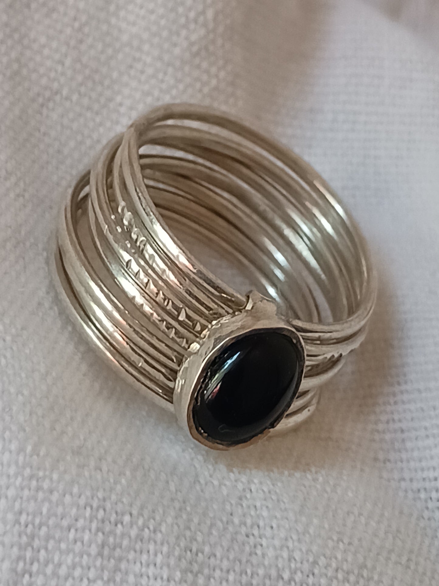 Bague touareg en argent massif